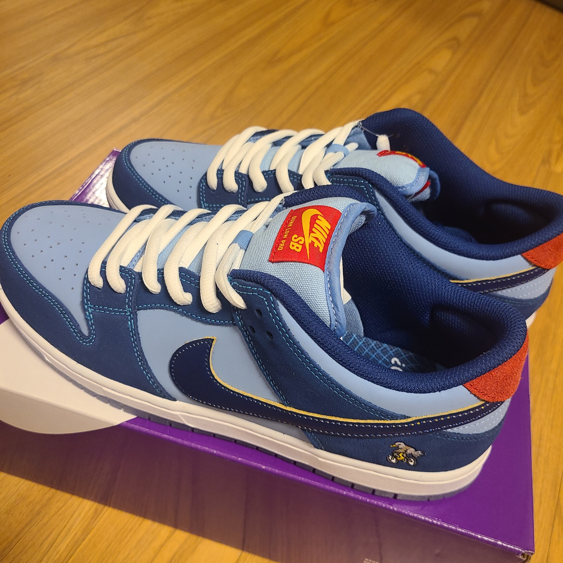Nike x Why So Sad? SB Dunk Low Pro Coastal Blue 착용 스타일