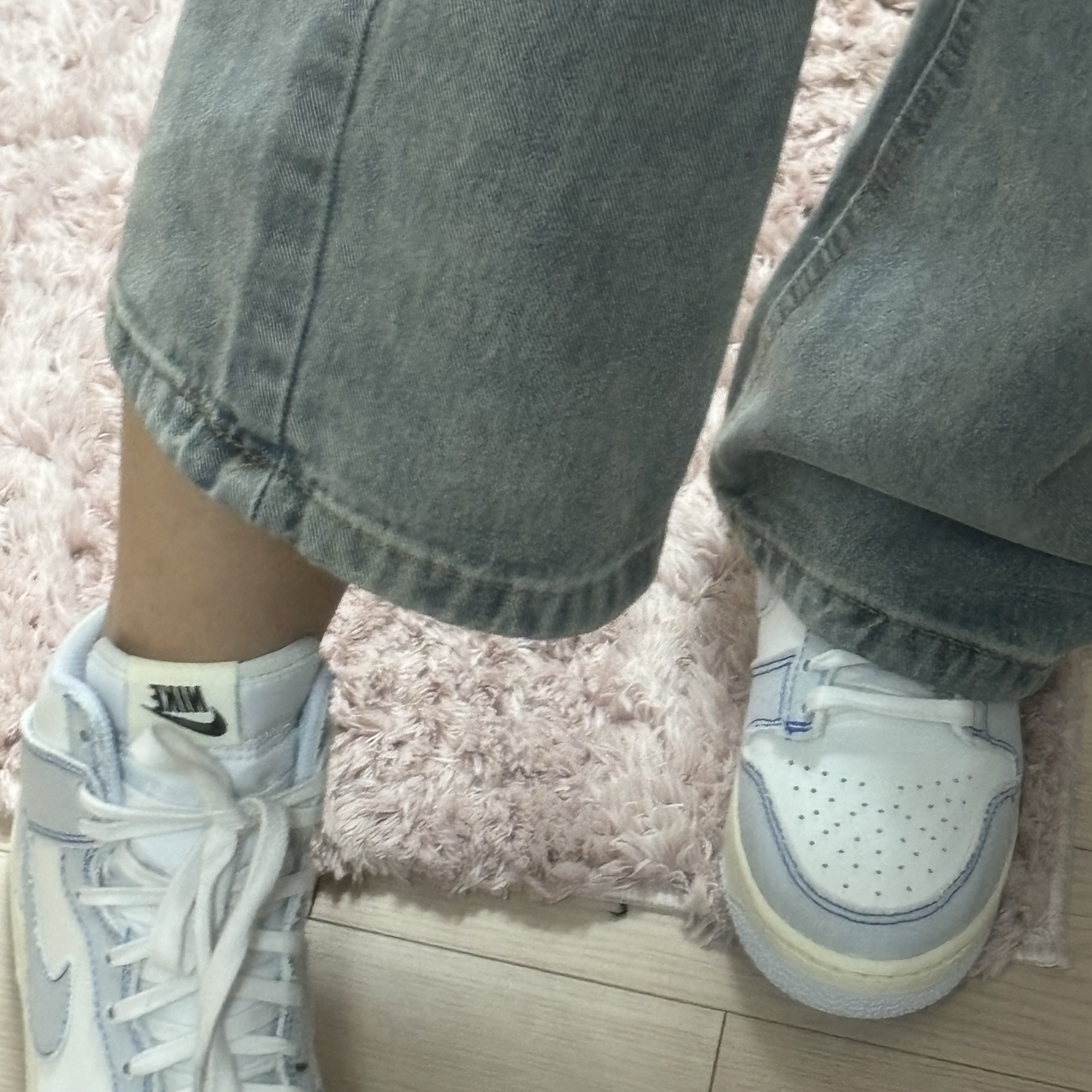 Nike Dunk High 1985 Royal Blue 착용 스타일 - 1