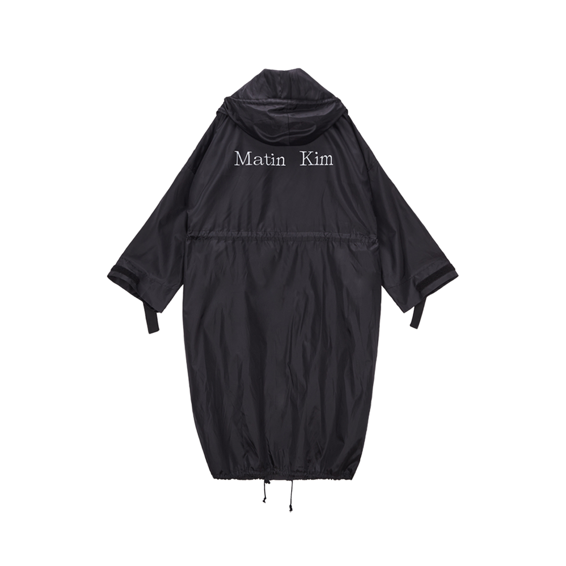 (W) Matin Kim City Breeze Maxi Windbreaker Black 상세 이미지 1