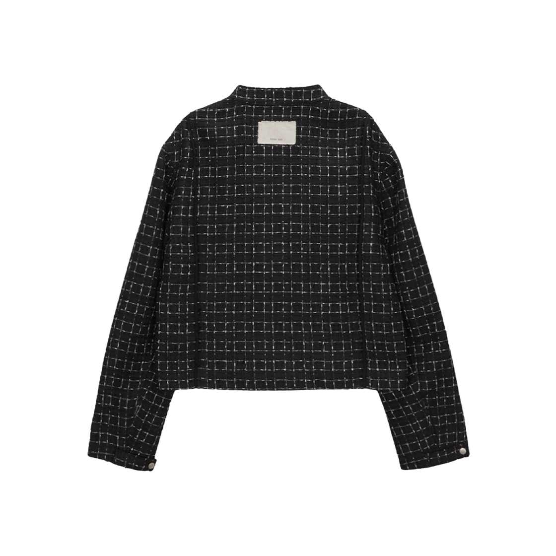 (W) Matin Kim Tweed Racing Jumper Black 상세 이미지 2