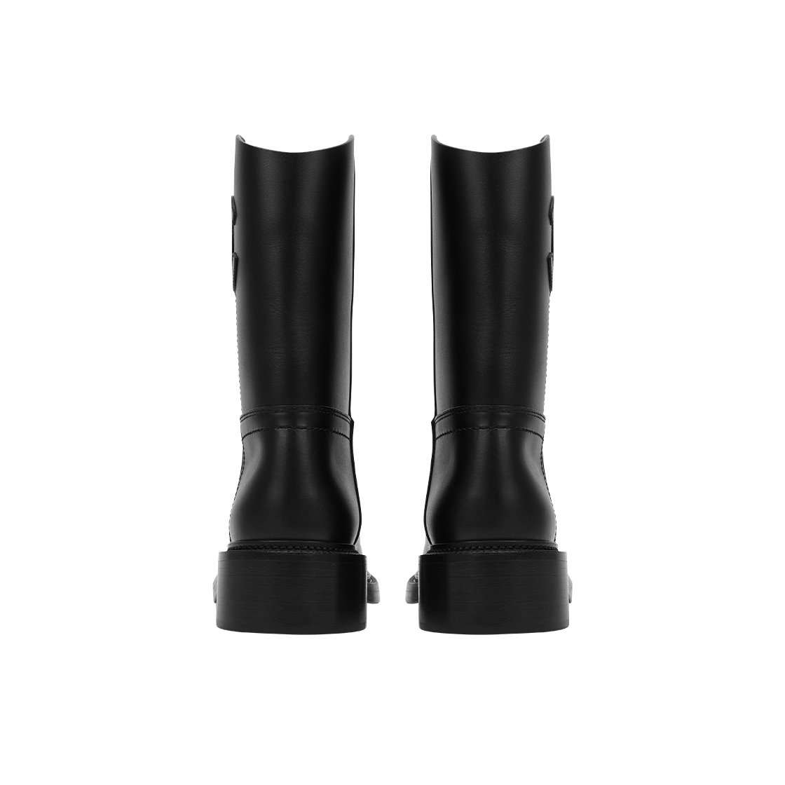 (W) 샤넬 하이 부츠 카프스킨 & 블랙((W) Chanel High Boots Calfskin & Black) - 4