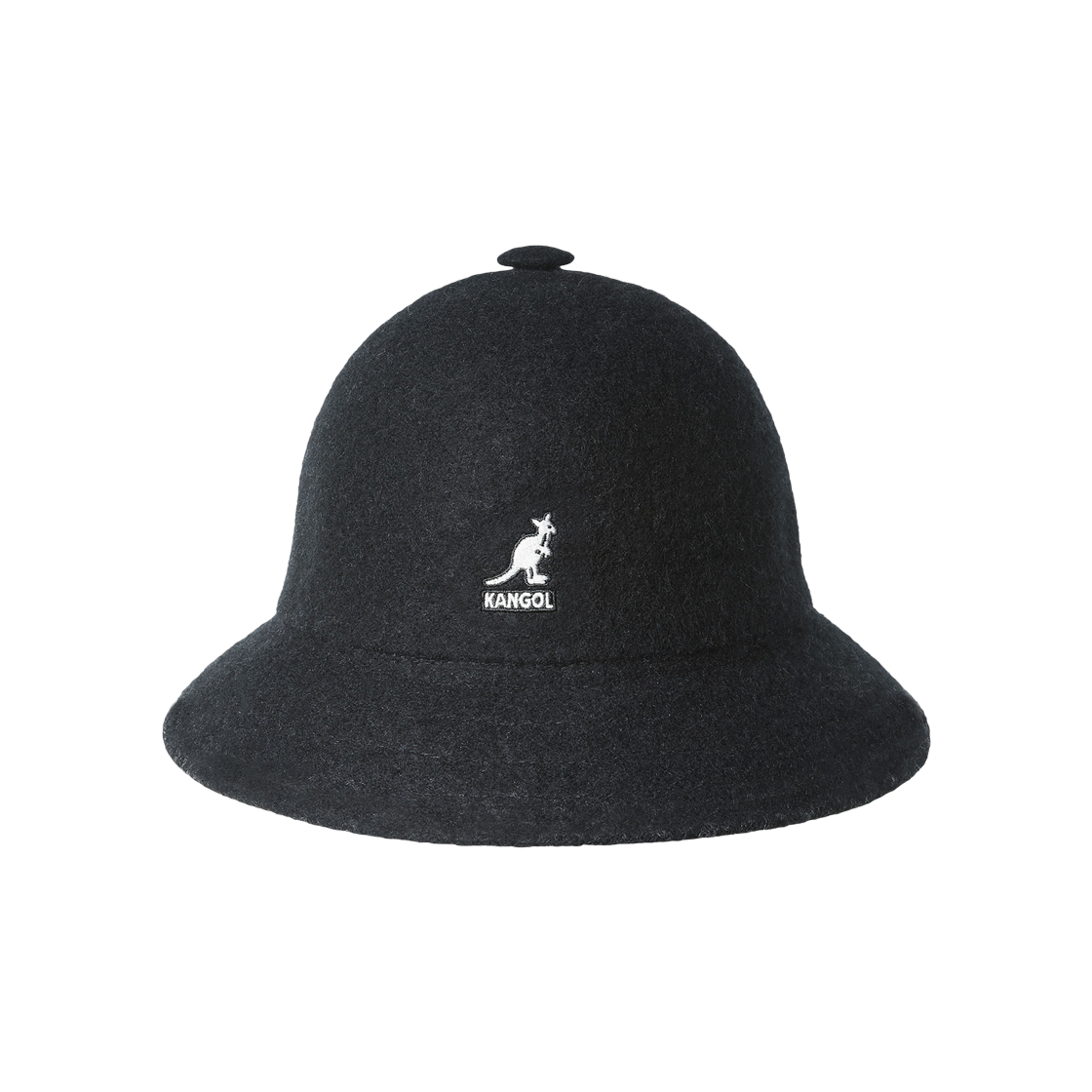 Kangol Wool Casual Bucket Hat Black 상세 이미지 1