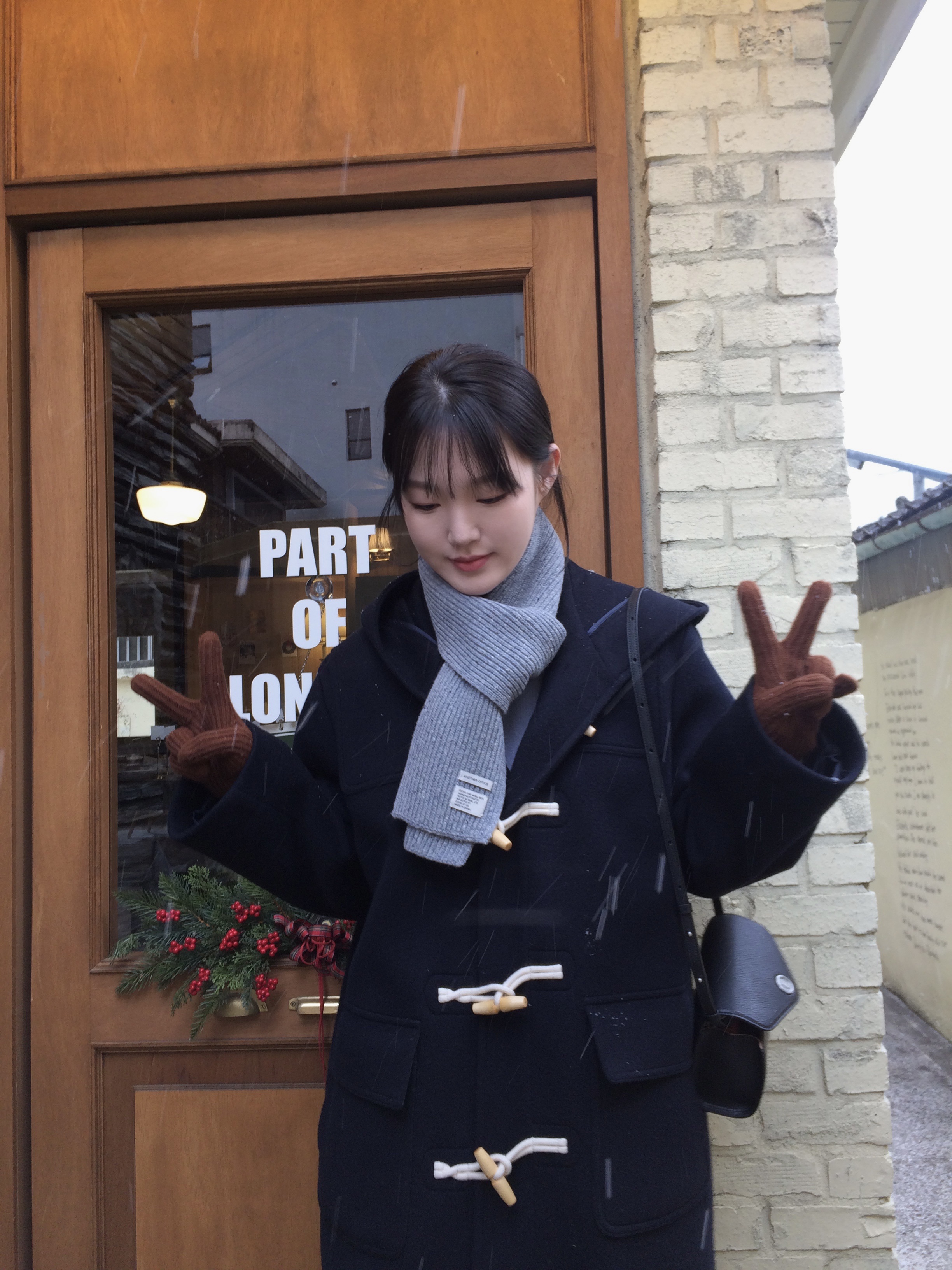 (W) 클락스 왈라비 메이플 스웨이드, 클락스 왈라비 메이플 스웨이드 착용 스타일 - 5