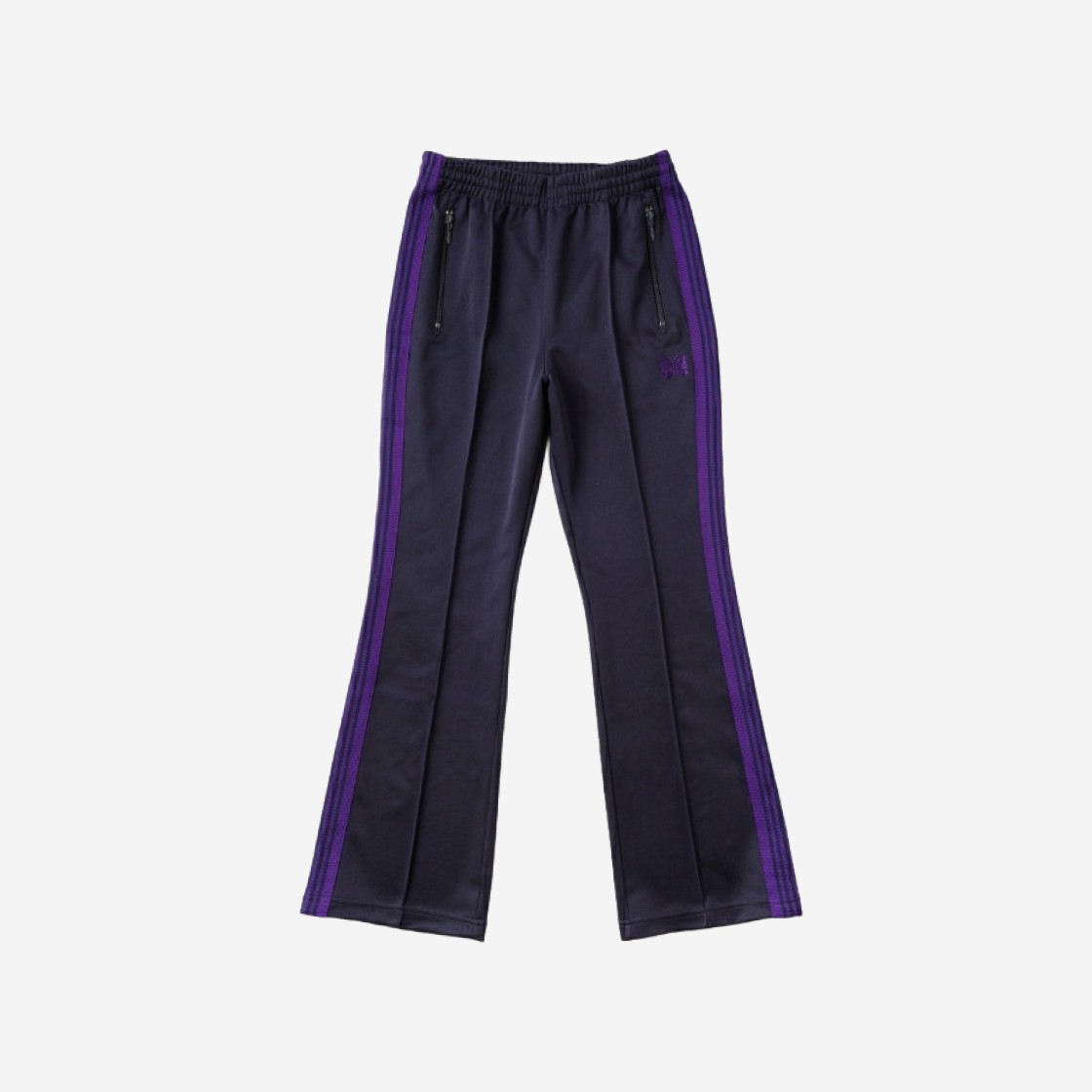 Needles Boot-Cut Track Pants Poly Smooth Navy 상세 이미지 1