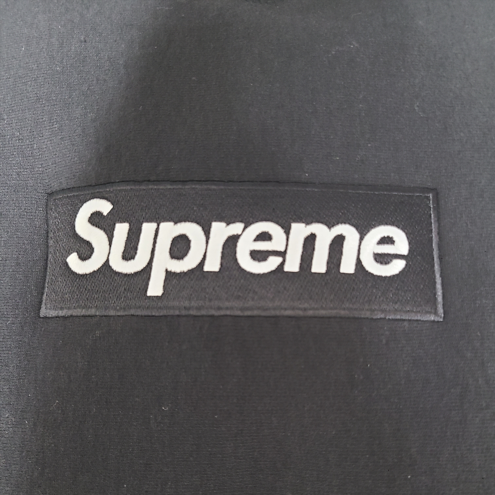 Supreme Box Logo Hooded Sweatshirt Black - 23FW 착용 스타일 - 1