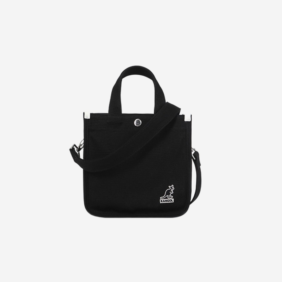 Kangol Canvas Mini Tote Bag 3727 Black 상세 이미지 1