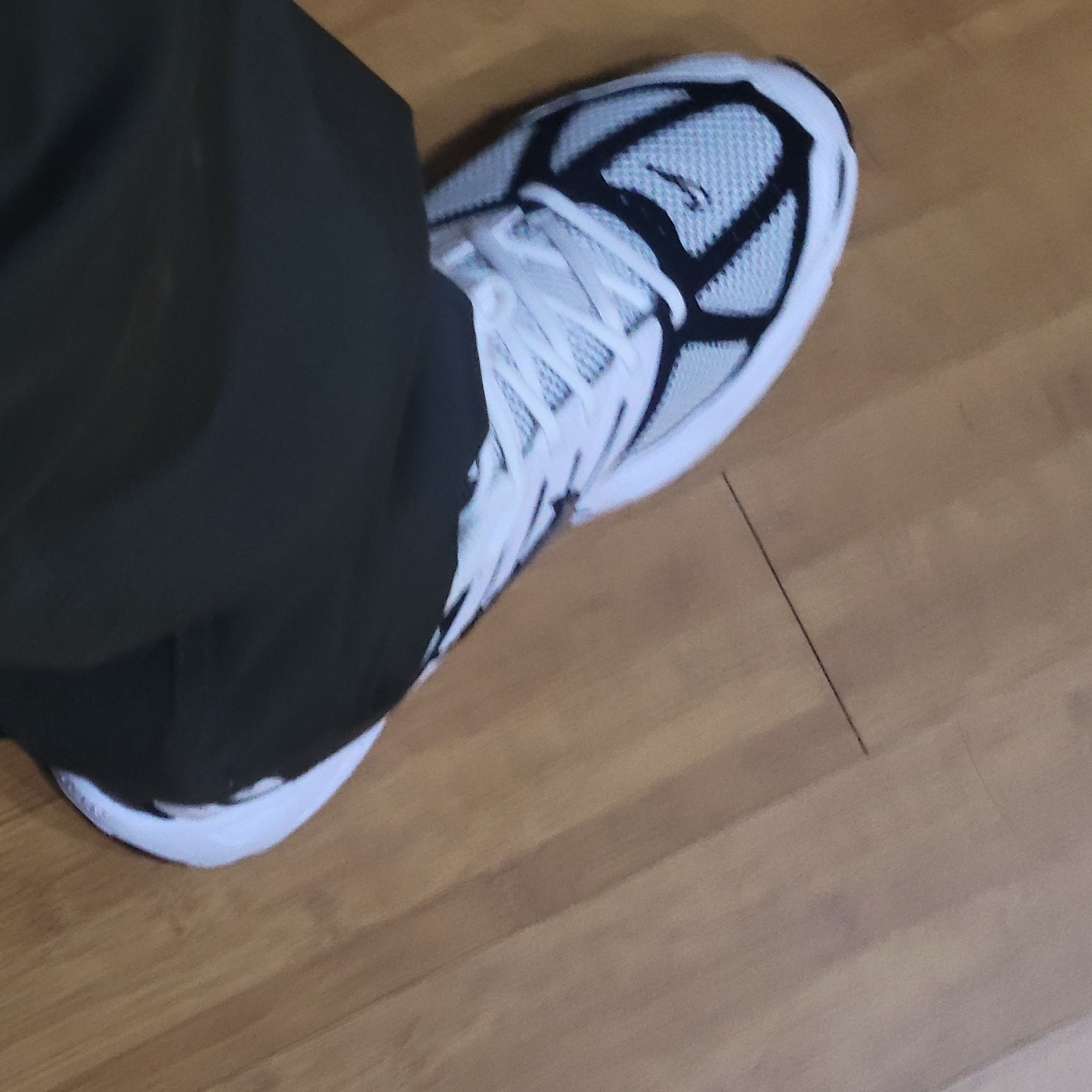 Nike Air Pegasus 2K5 White Black 착용 스타일 - 2