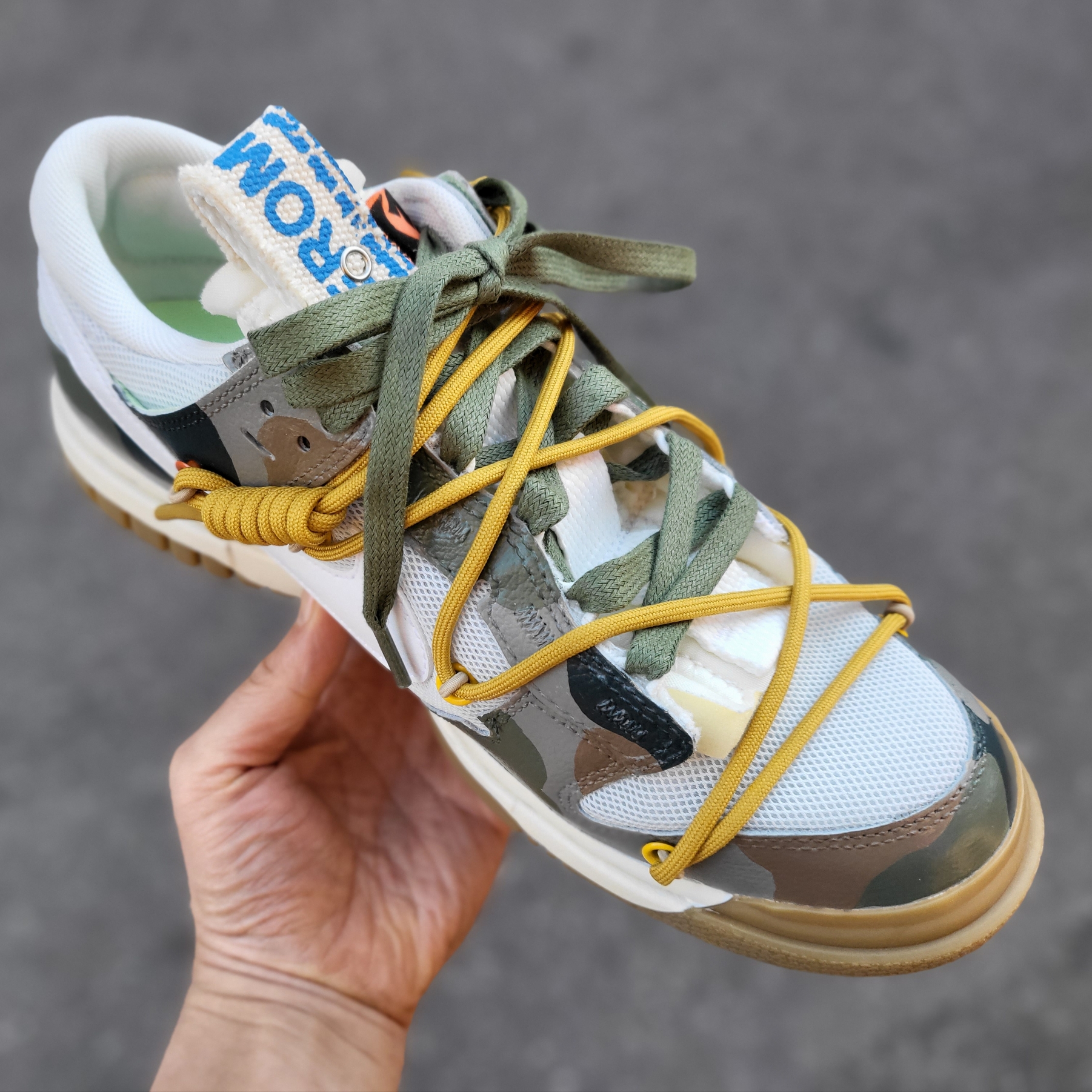 Nike Air Dunk Jumbo Photon Dust 착용 스타일 - 2