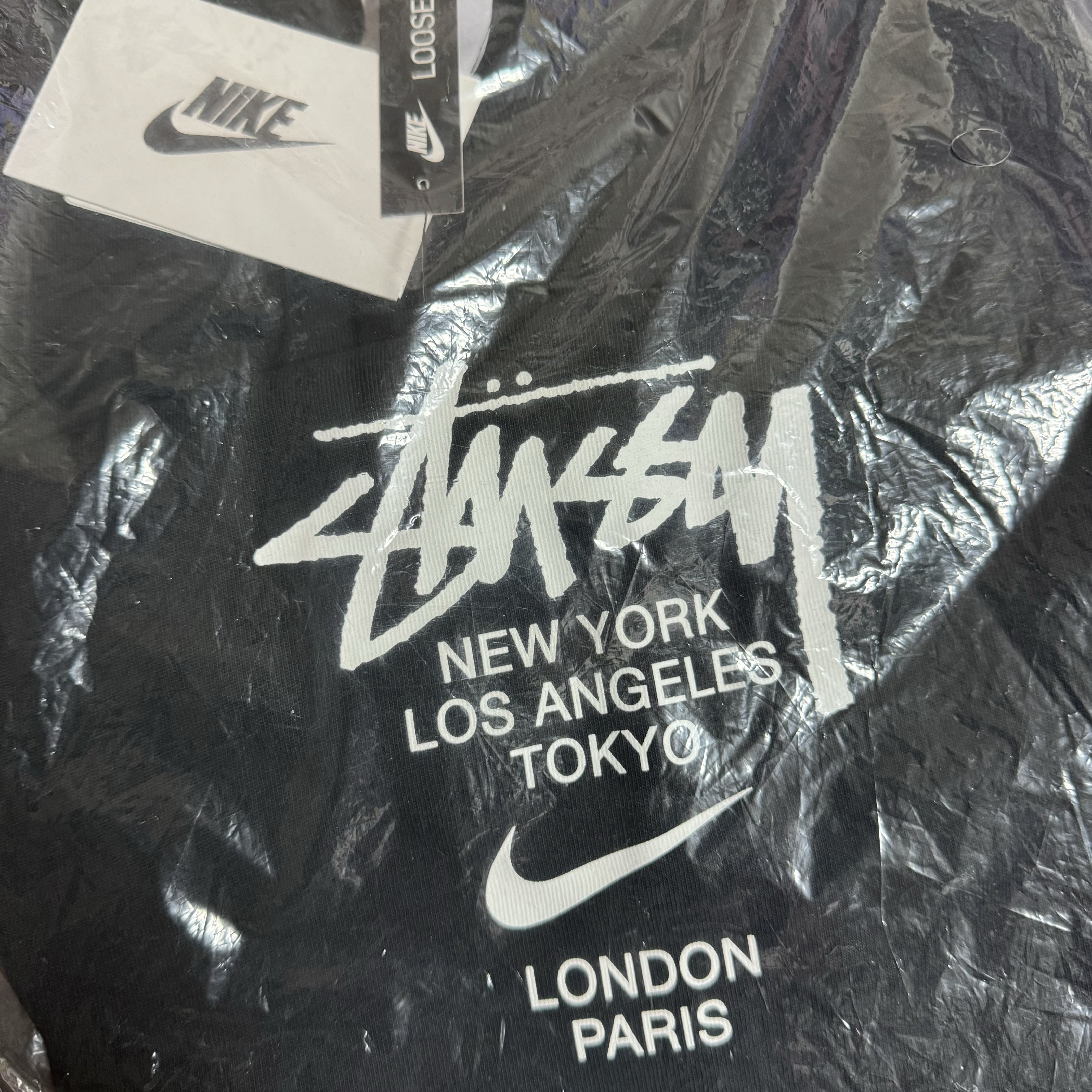 Nike x Stussy WT T-Shirt Black - Asia 착용 스타일