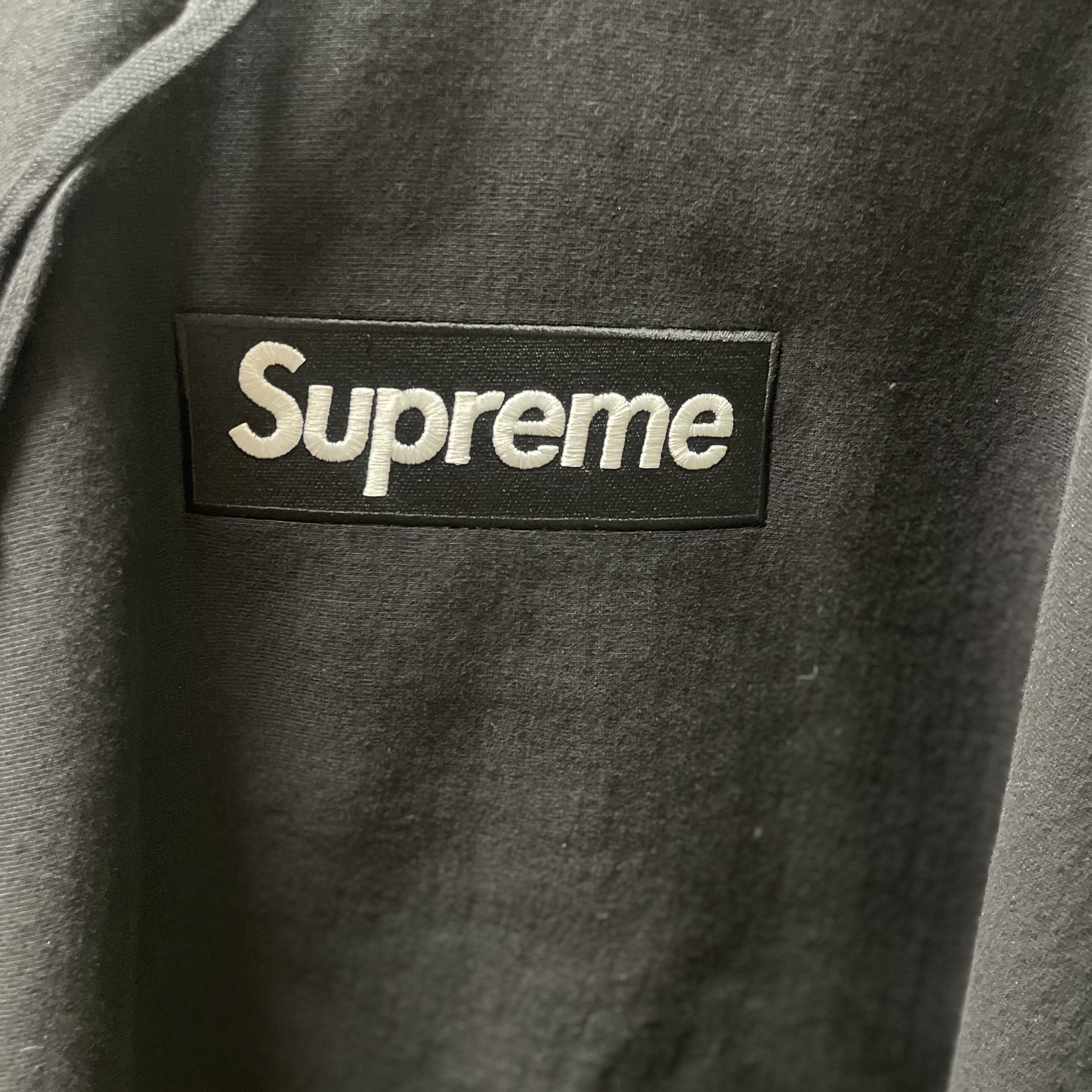 Supreme Box Logo Hooded Sweatshirt Black - 23FW 착용 스타일 - 3