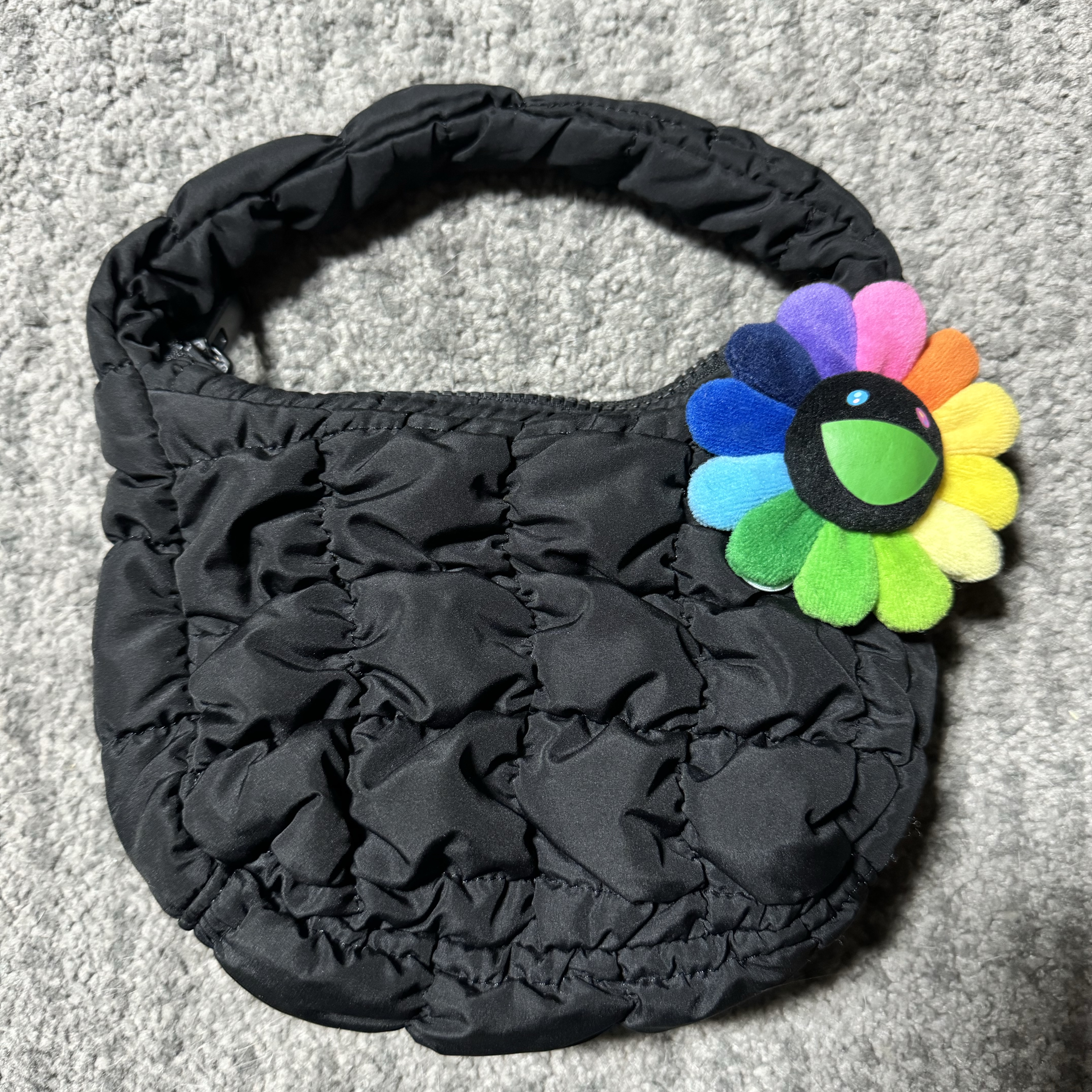 COS Quilted Mini Bag Black 착용 스타일