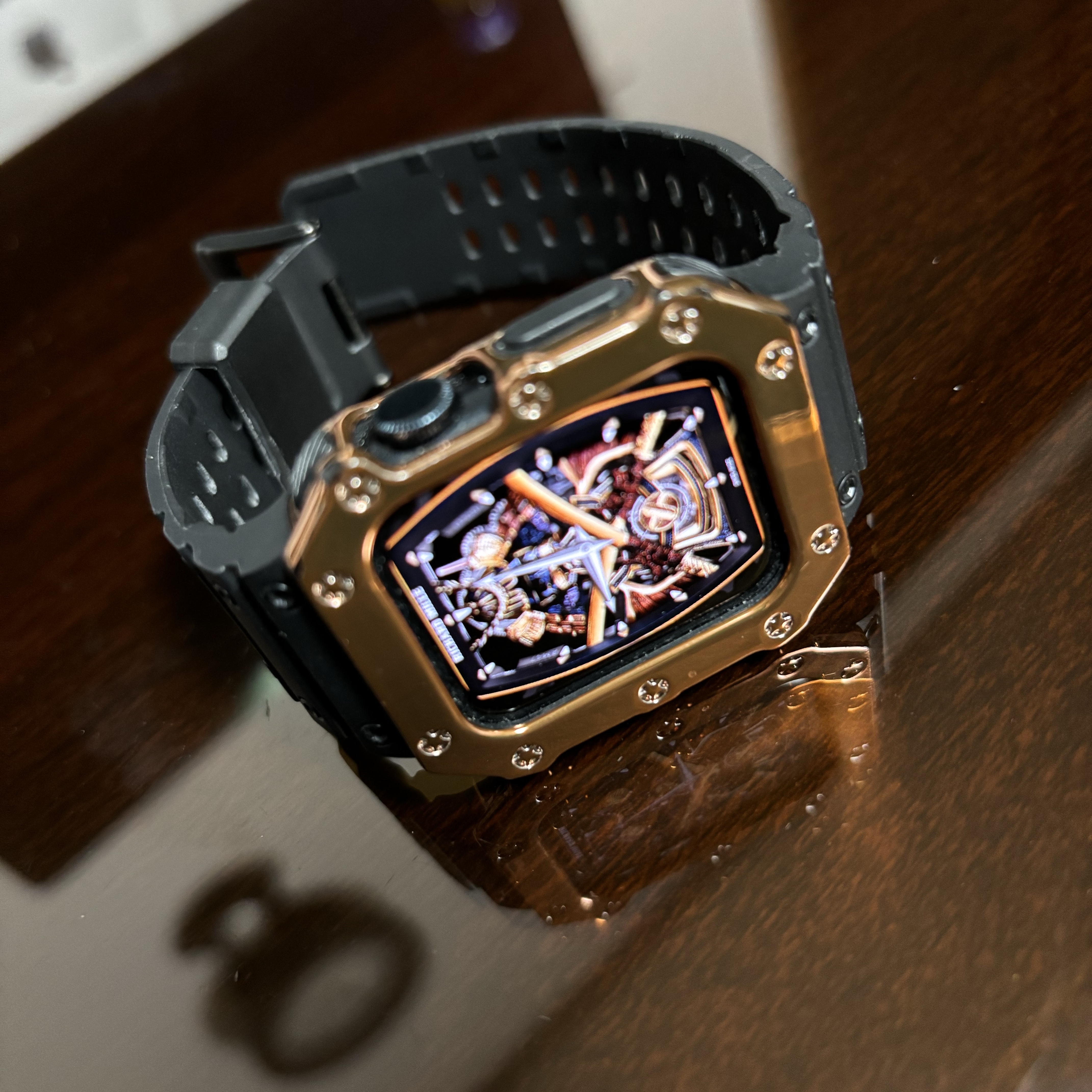 Apple Watch SE 40mm GPS Midnight Aluminum Case with Sport Band Midnight (Korean Ver.) 착용 스타일
