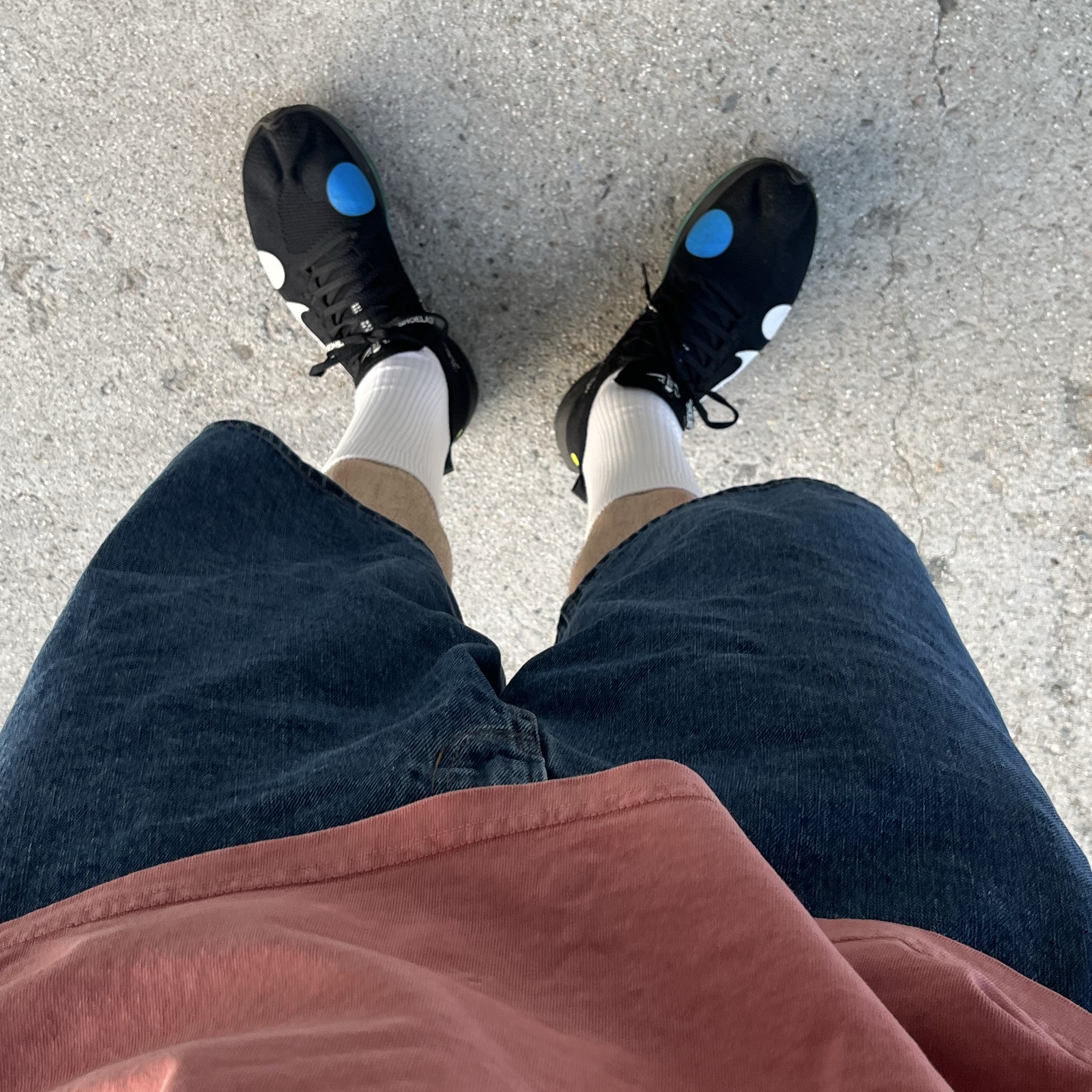 Nike x Off-White Zoom Fly Mercurial Black 착용 스타일 - 2