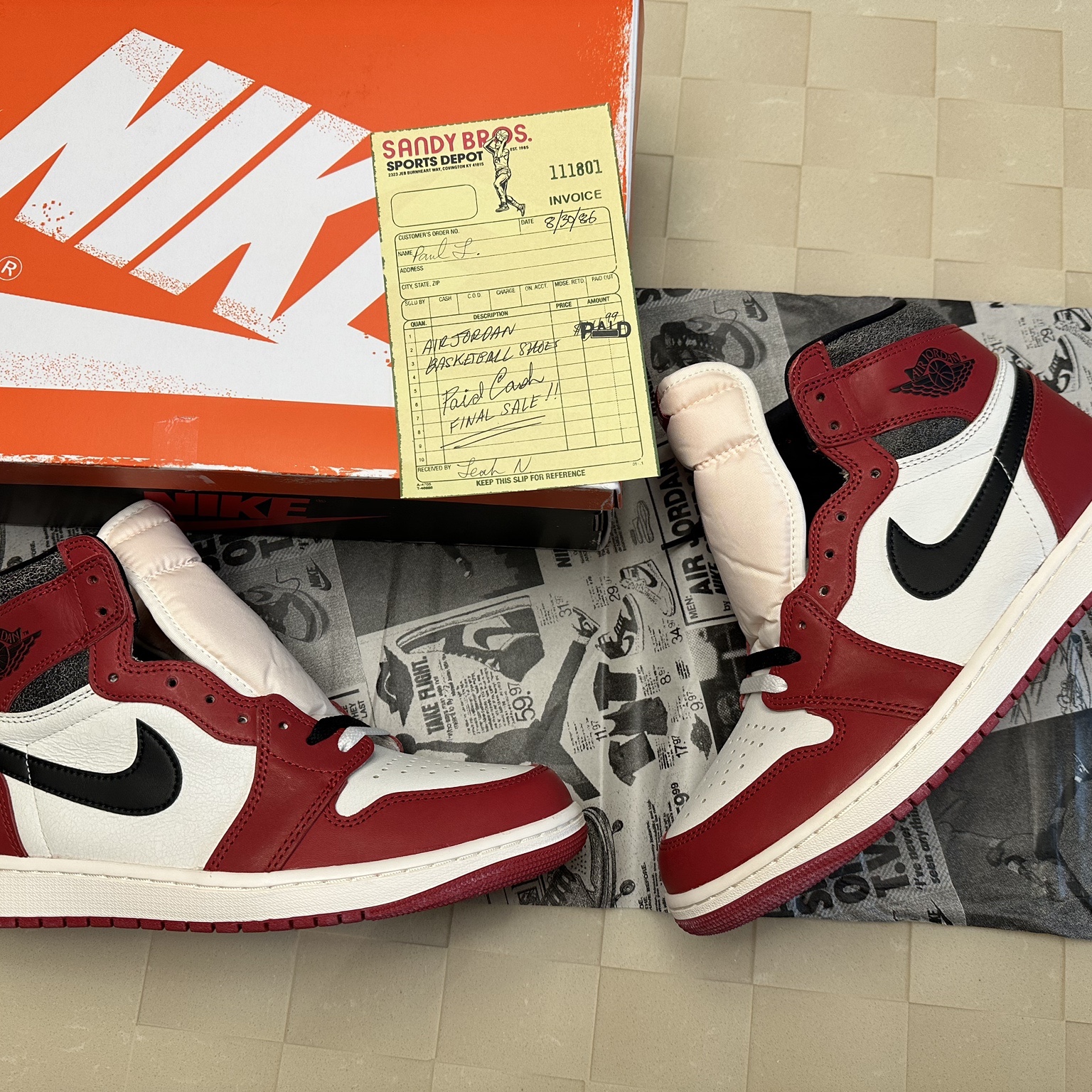 Jordan 1 Retro High OG Chicago 2022 착용 스타일 - 1