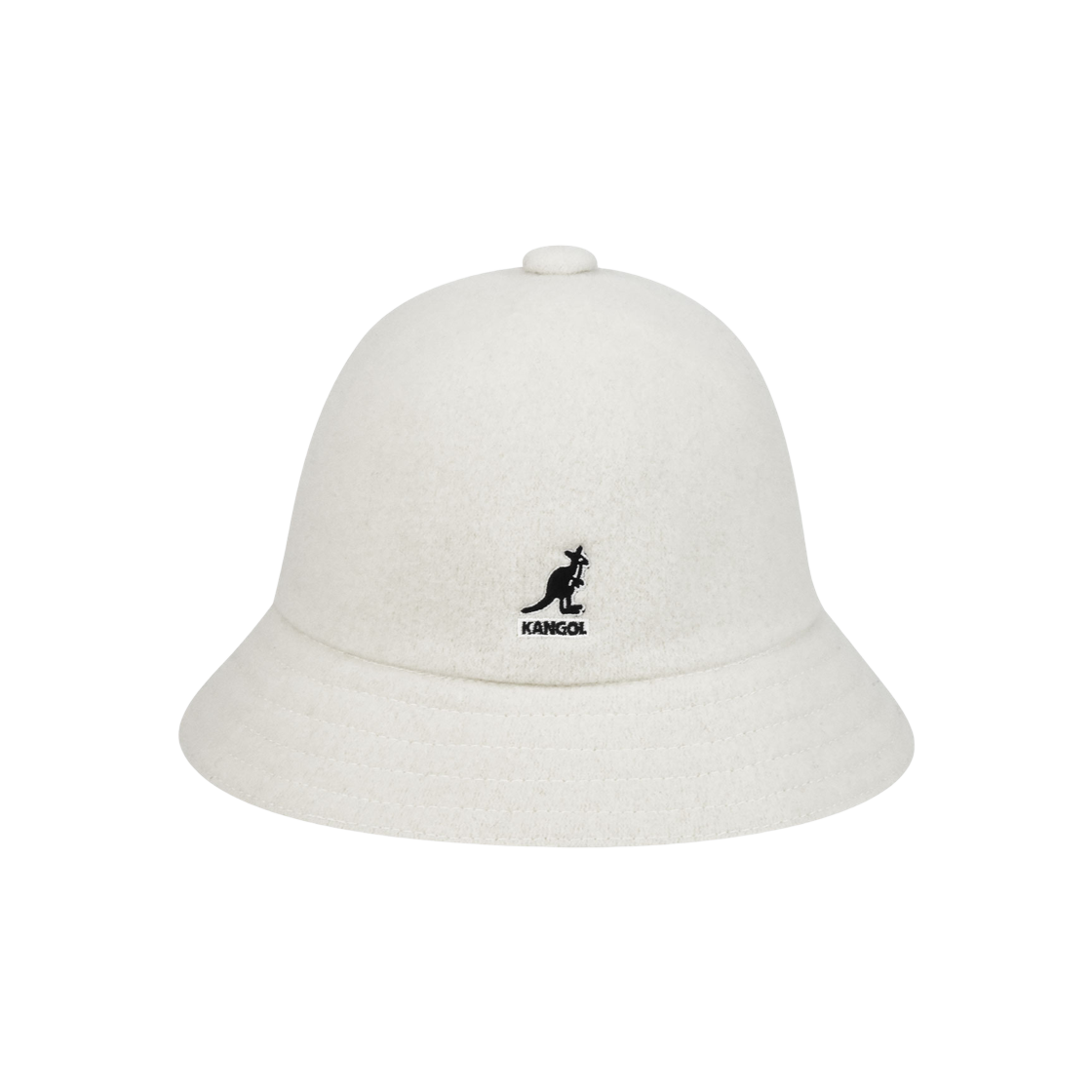 Kangol Wool Casual Bucket Hat White 상세 이미지 1