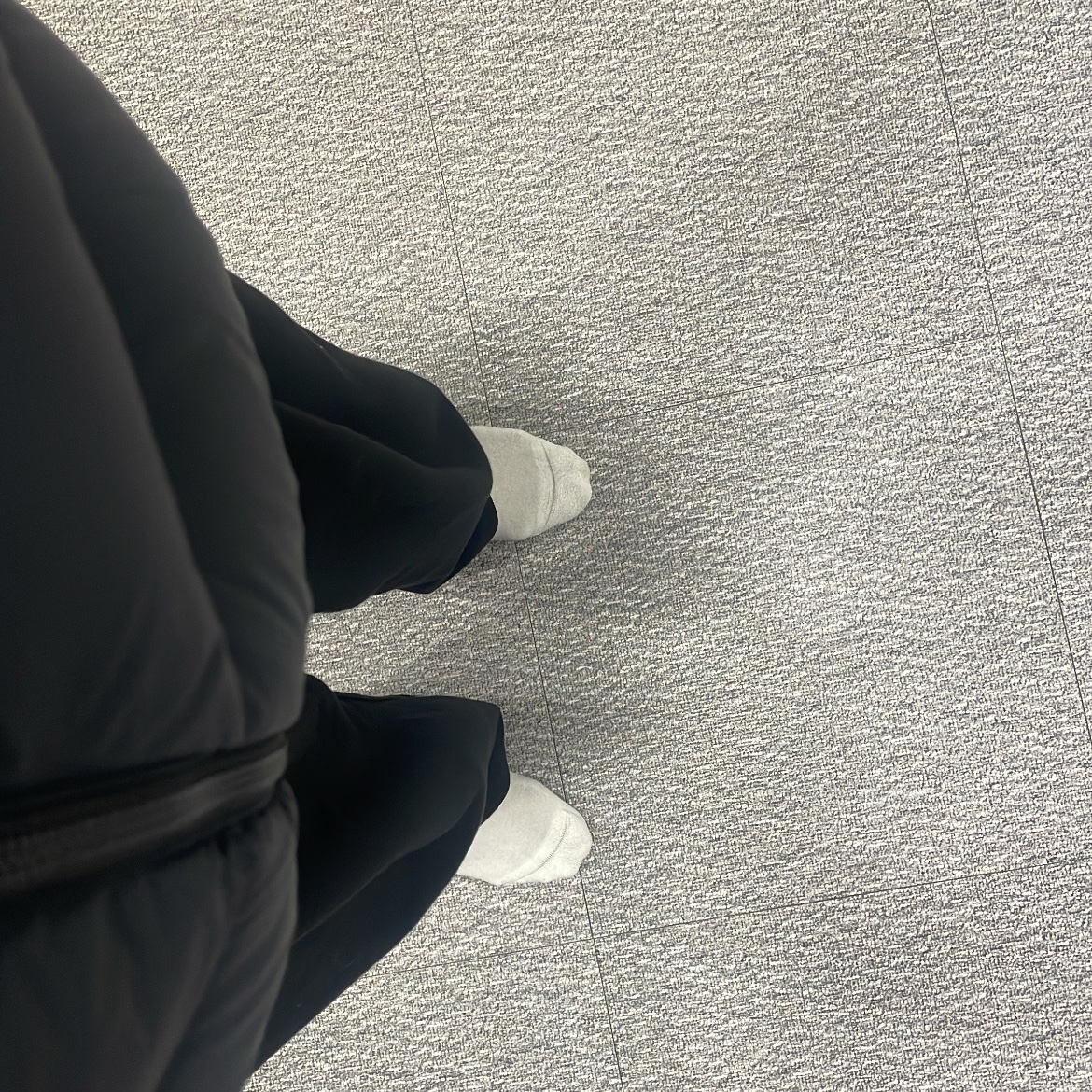 Thisisneverthat Pertex T Down Jacket Black, Zara x Ader Error Oversize Sweatshirt Black 착용 스타일