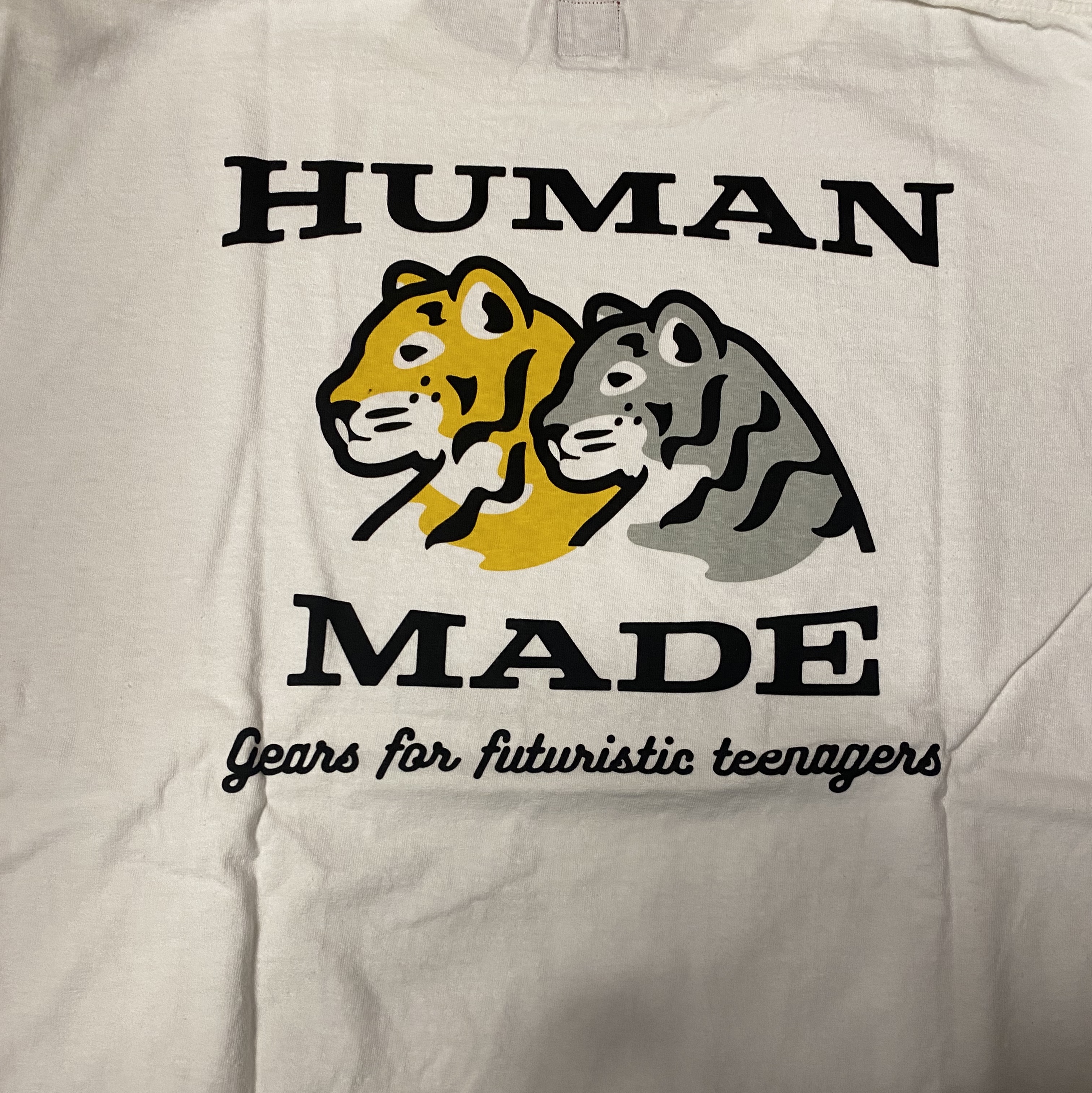 Human Made Graphic L/S T-Shirt #1 White 착용 스타일