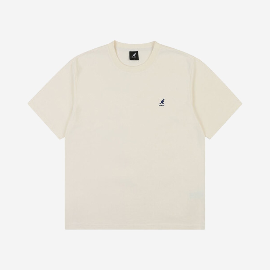 KQEC-ST27310 Kangol Basic Club Short Sleeve T-Shirt 2731 Ivory - 대표 이미지 #1