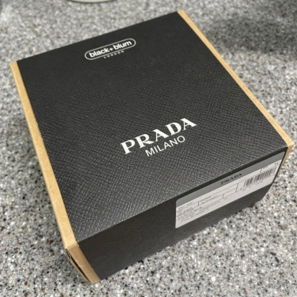 Prada Stainless Steel Lunch Box Steel Gray 착용 스타일 - 6