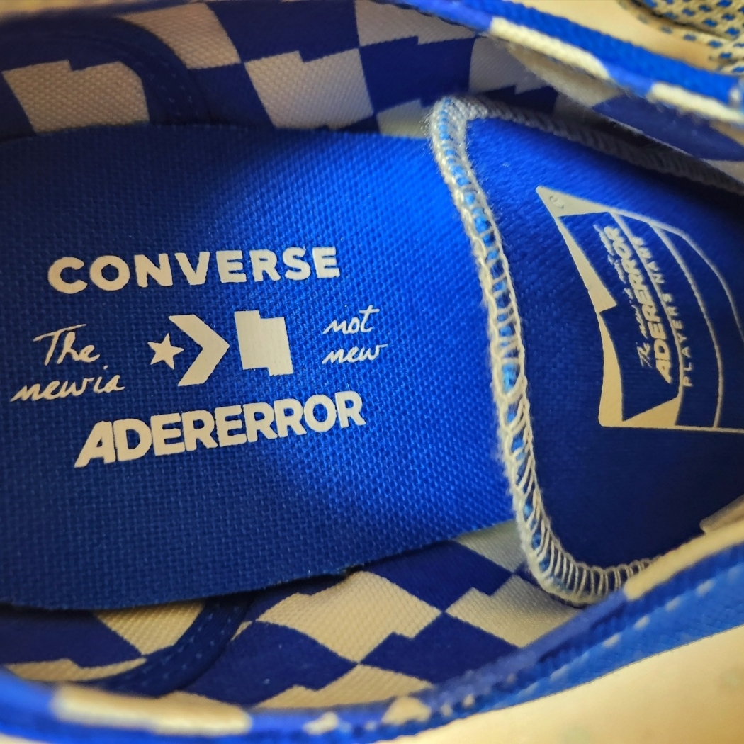 Converse x Ader Error Chuck 70 Ox Imperial Blue 착용 스타일 - 4