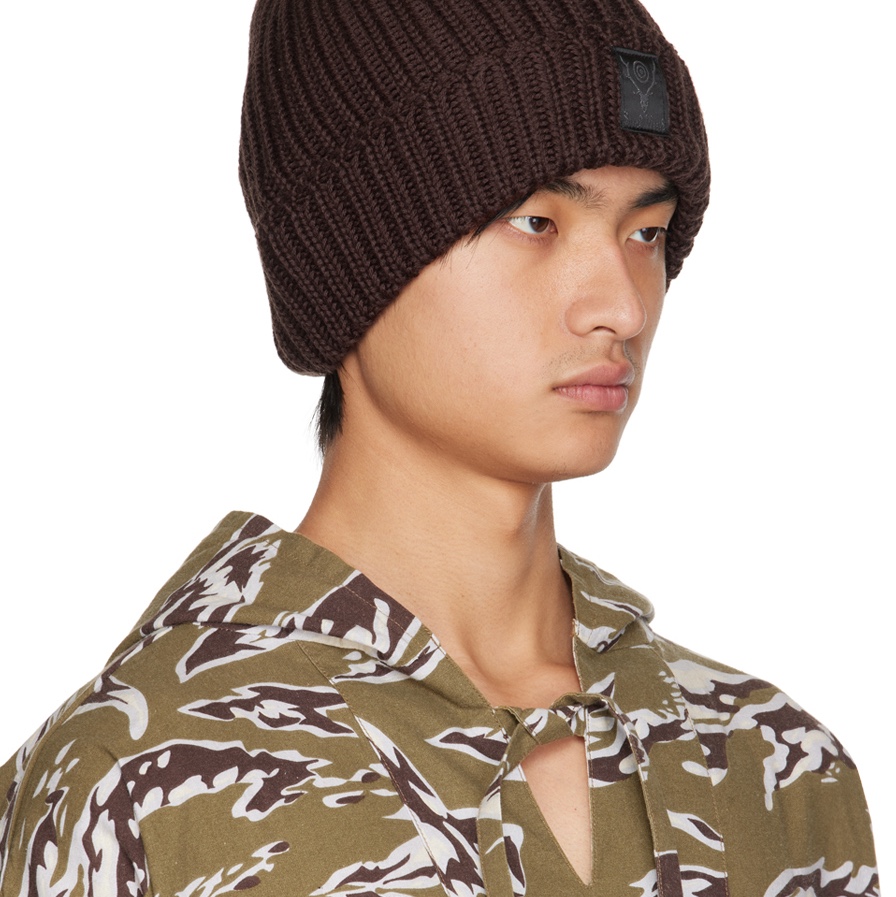 South2 West8 Watch Cap Beanie Mocha 착용 스타일 - 5