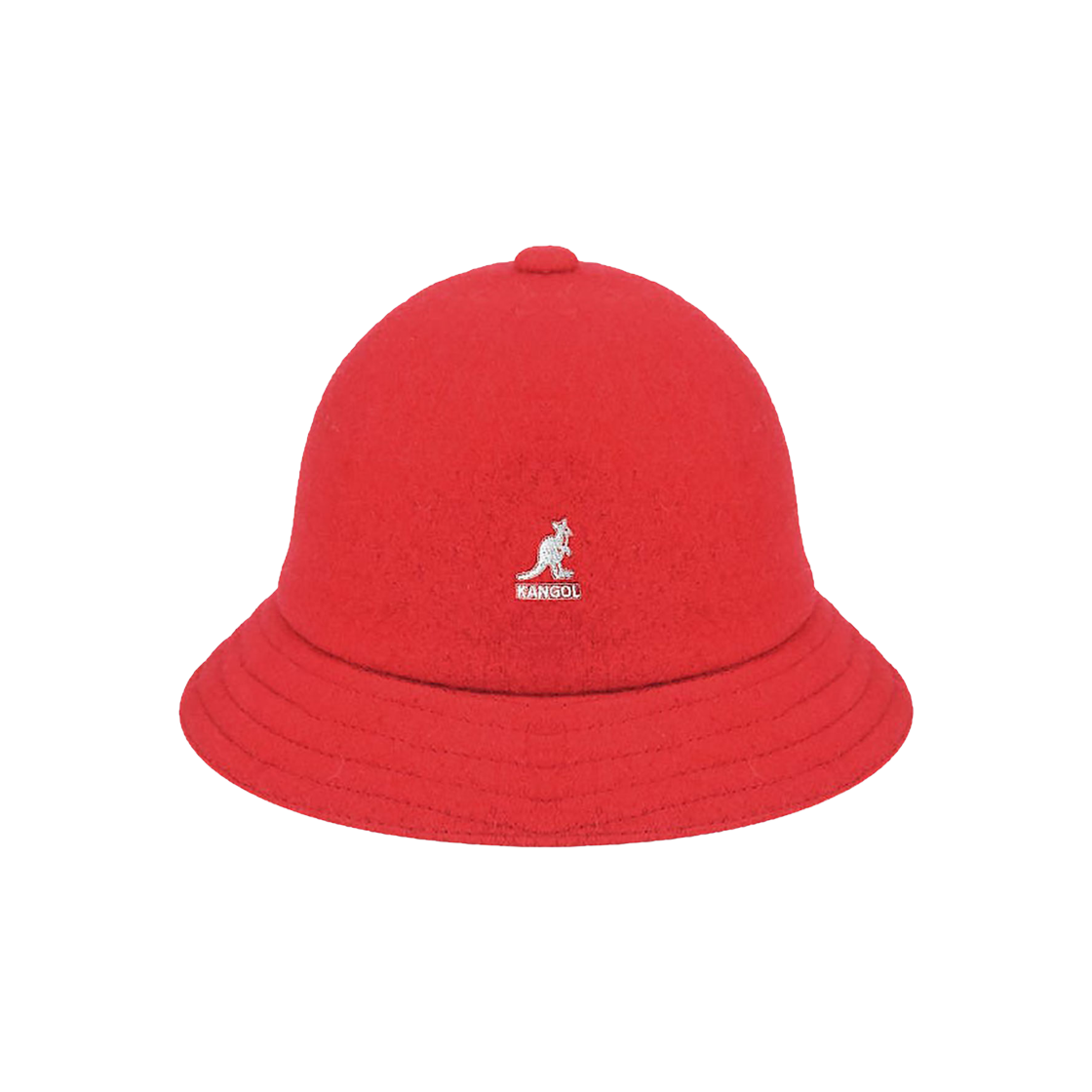 Kangol Wool Casual Bucket Hat Red 상세 이미지 1