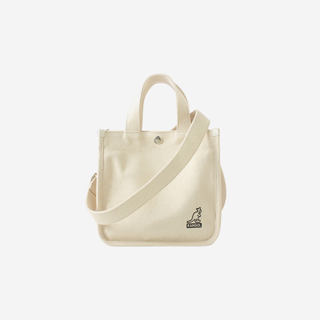 Kangol Canvas Mini Tote Bag 3727 Ivory 상세 이미지 1