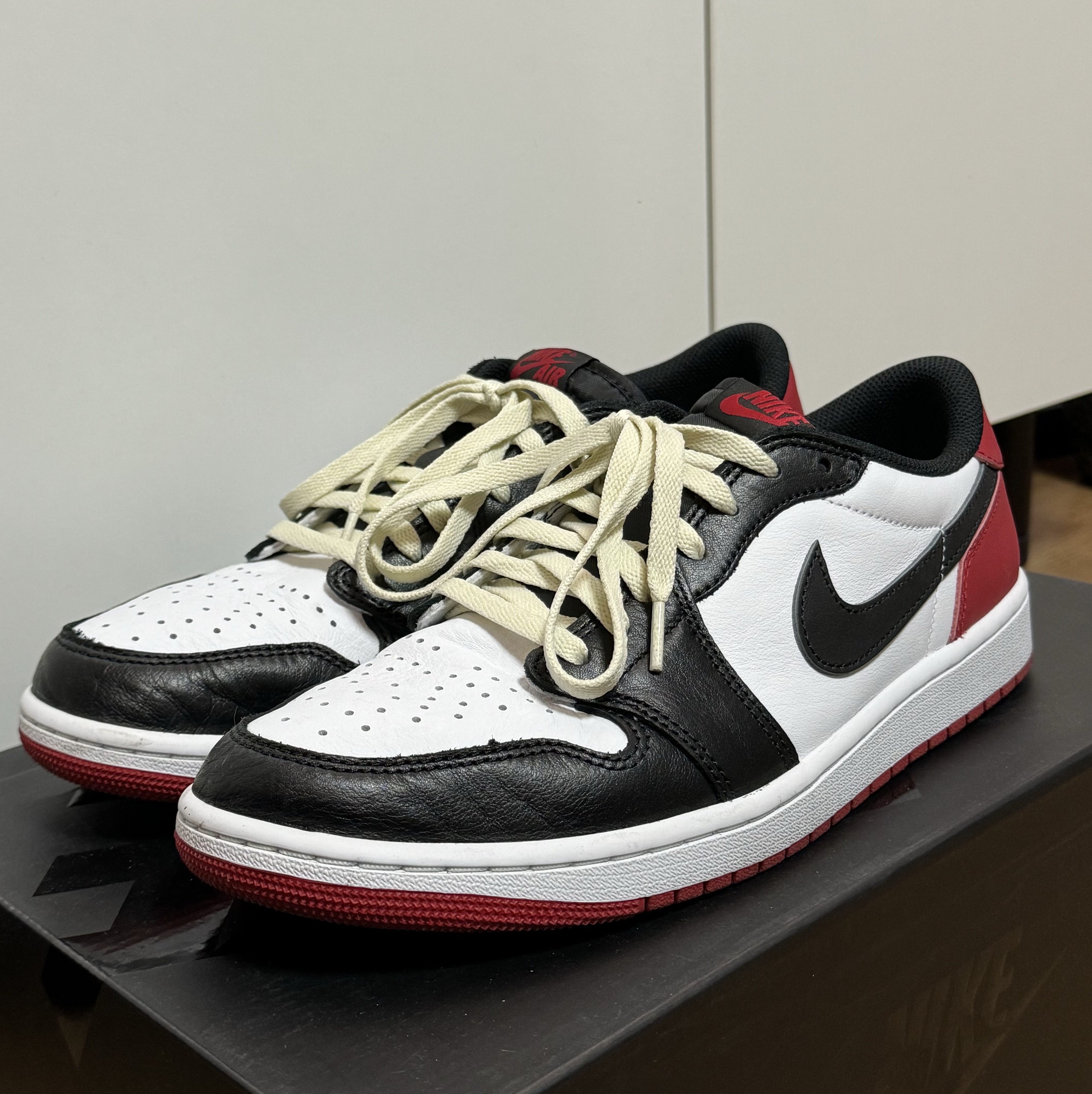 Jordan 1 Retro Low OG Black Toe 착용 스타일