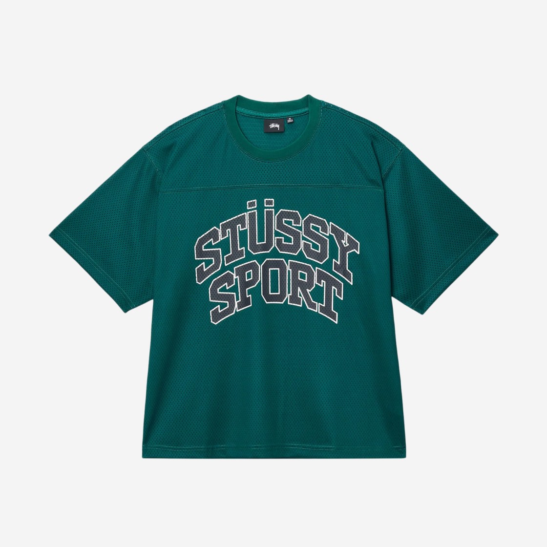 Stussy Sport Mesh Football Jersey Green 상세 이미지 1