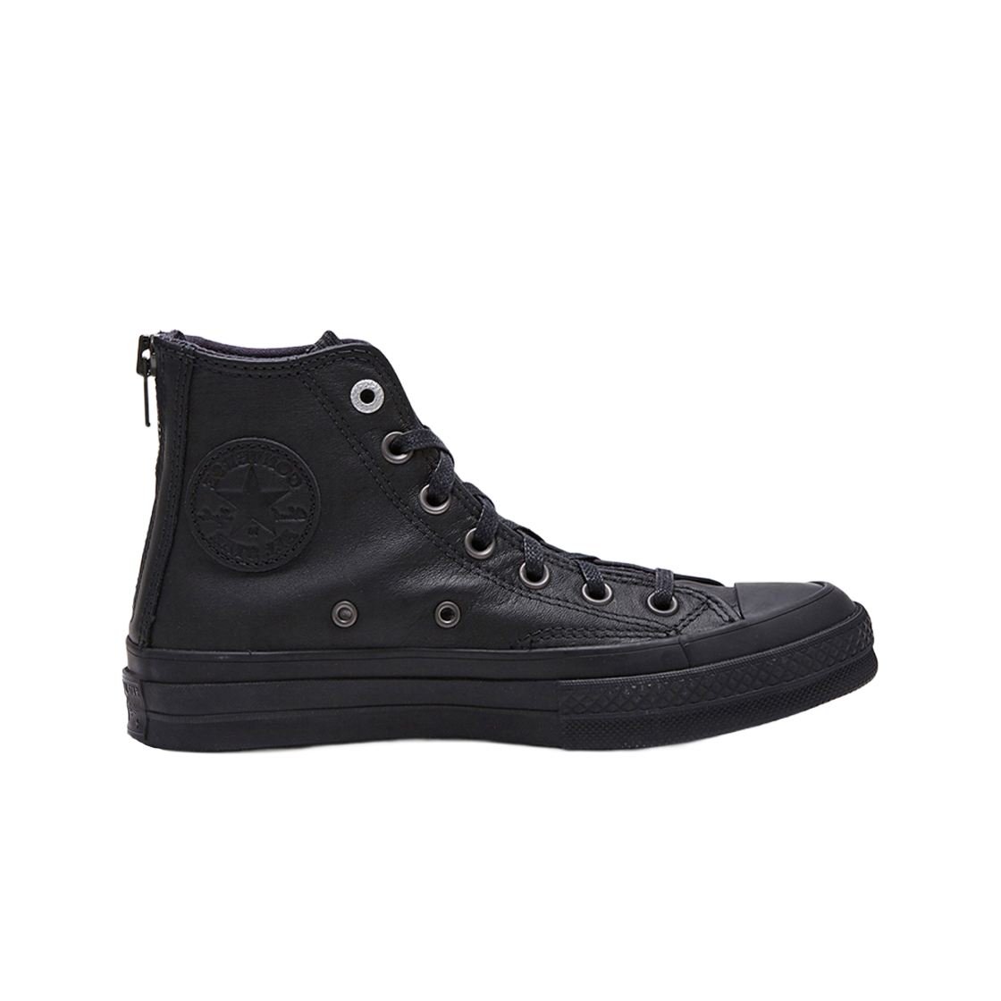 컨버스 척 70 레더 집 블랙(Converse Chuck 70 Leather Zip Black)