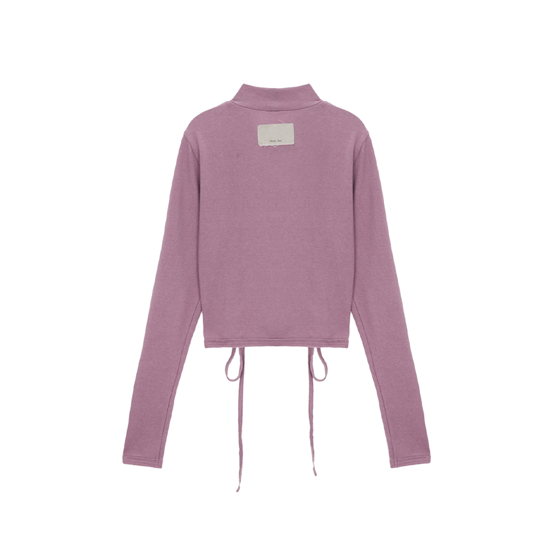 (W) Matin Kim Half Neck String Detailed Top Lilac 상세 이미지 2