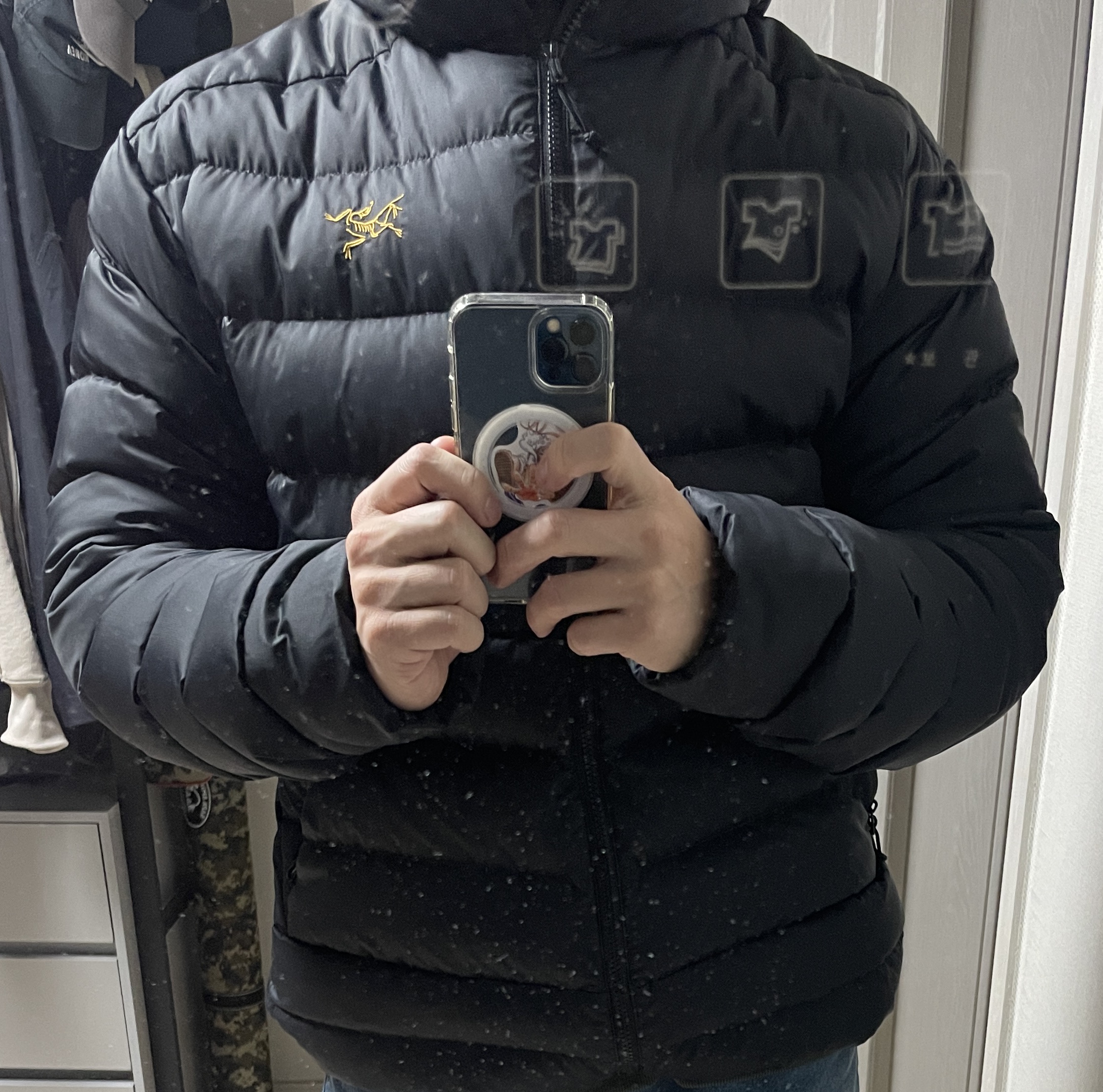 Arc'teryx Thorium AR Hoody 24K Black 착용 스타일