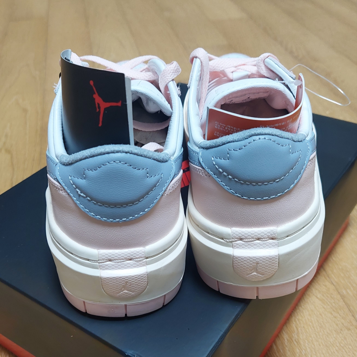 (W) Jordan 1 Elevate Low Atmosphere 착용 스타일 - 4