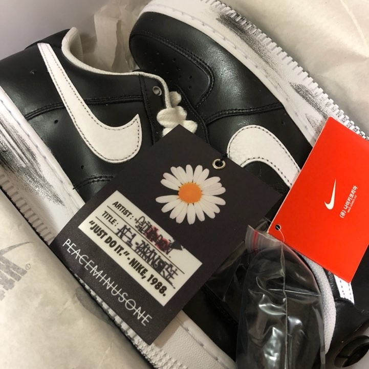 Nike x Peaceminusone Air Force 1 Low Para-Noise 착용 스타일