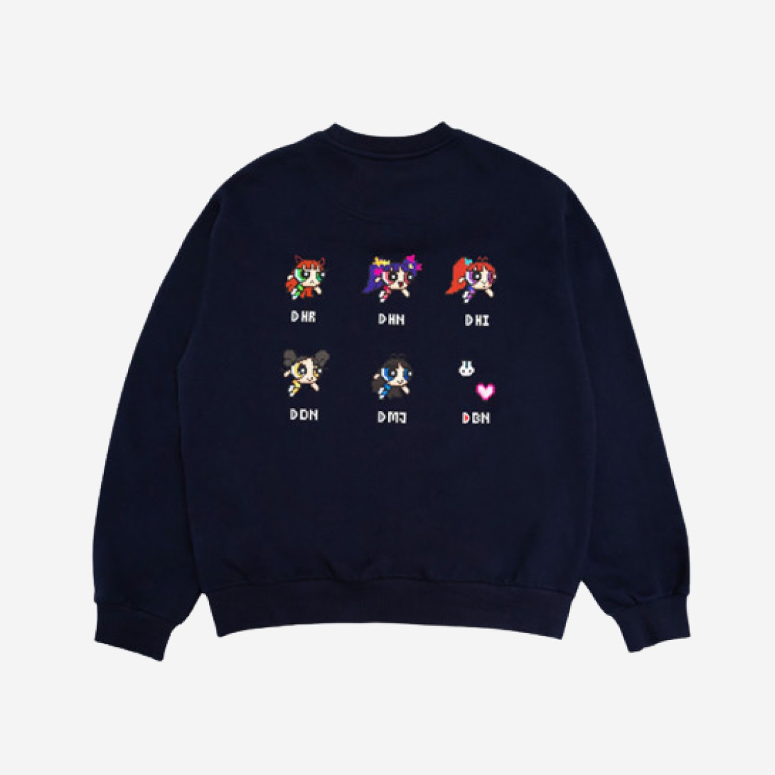 Newjeans x The Powerpuff Girls Sweatshirt Black 상세 이미지 1