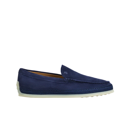 Tod's Suede Slip-Ons Blue