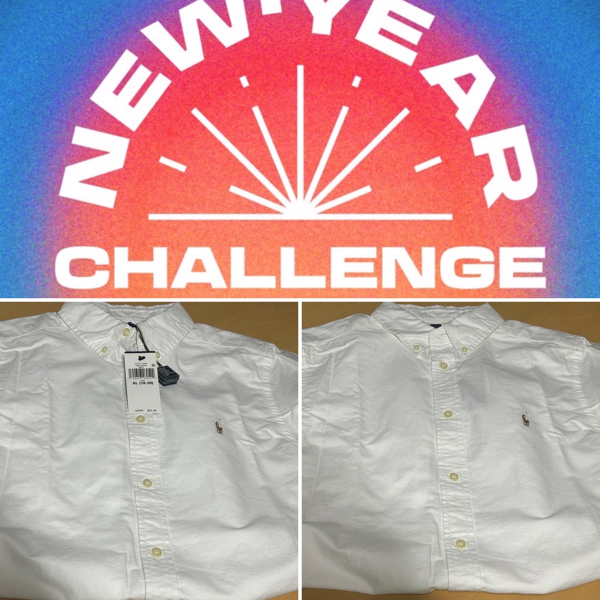 [30%적립] Polo Ralph Lauren Children Iconic Oxford Shirt White 착용 스타일