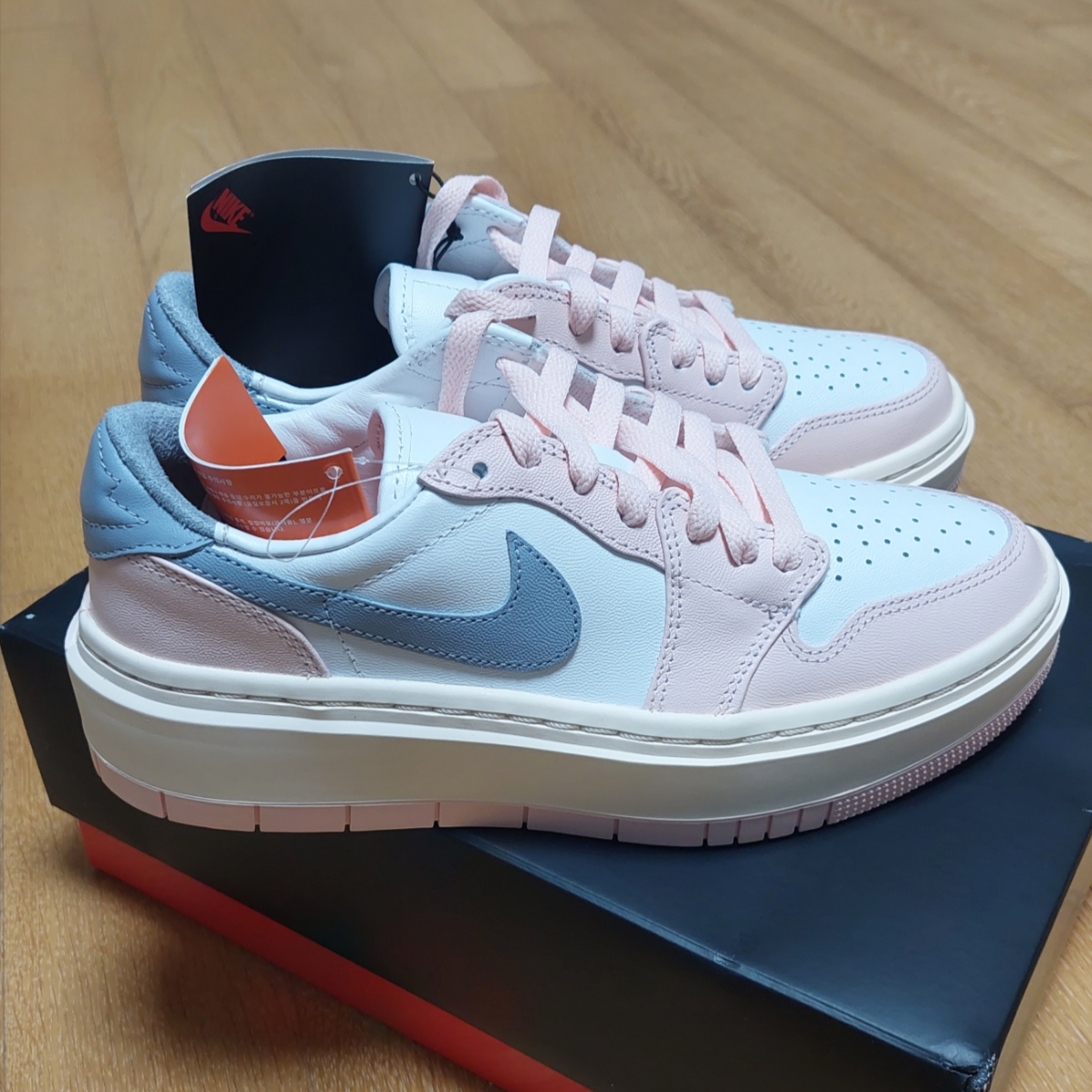 (W) Jordan 1 Elevate Low Atmosphere 착용 스타일 - 3