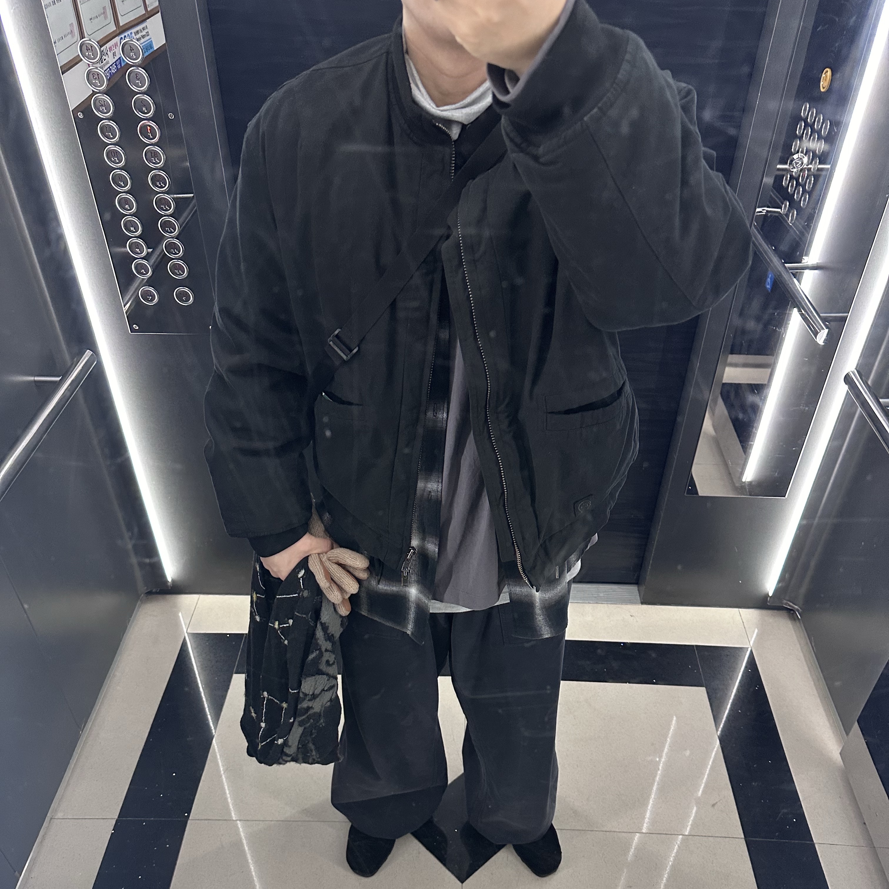 Polyteru 1011 Fatigue Sweatpants 1.2v Dark Purple Navy, [프리오더] Polyteru Wallabee Shoes Woven Black 착용 스타일