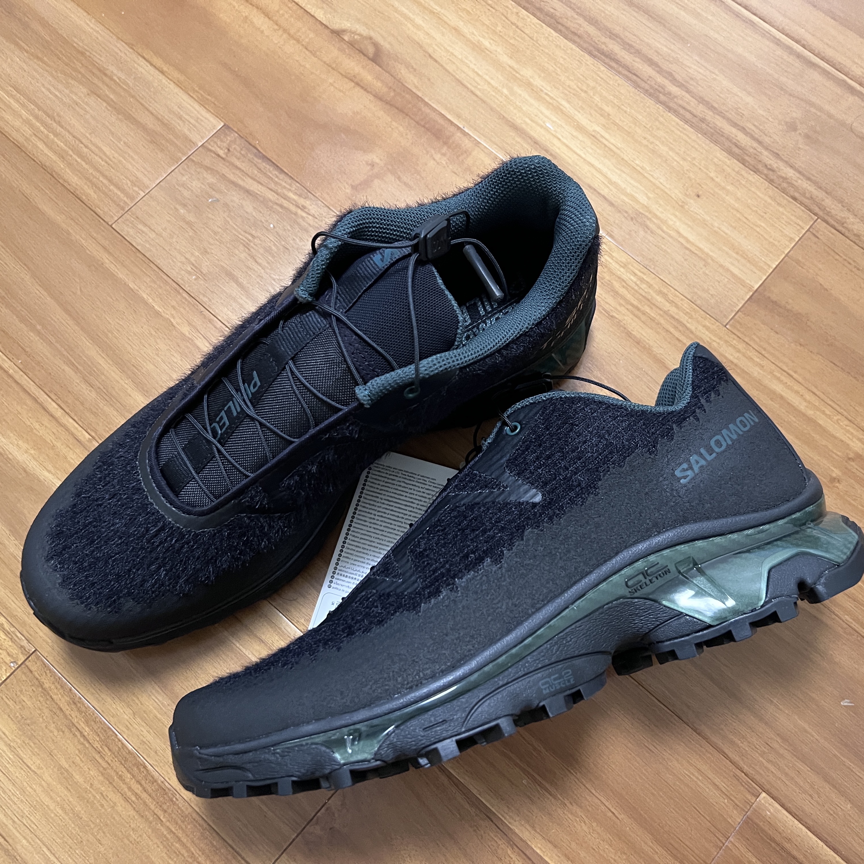 Salomon x Phileo XT-SP1 Black Darkest Spruce 착용 스타일
