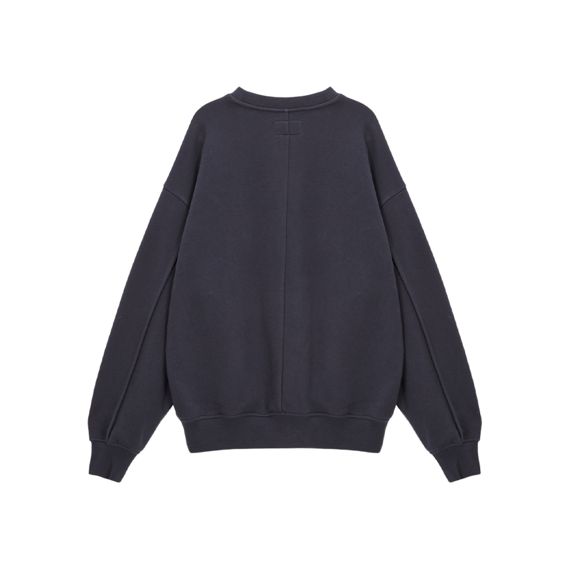 (W) Matin Kim Oblique Pocket Sweatshirt Navy 상세 이미지 2