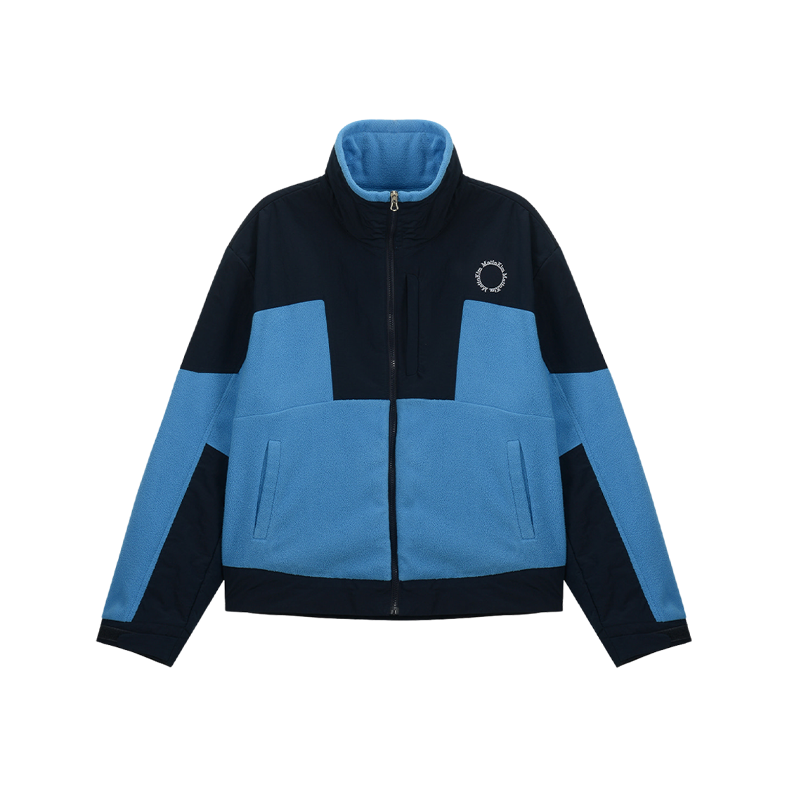 (W) Matin Kim Fleece Track Jumper Blue 상세 이미지 1