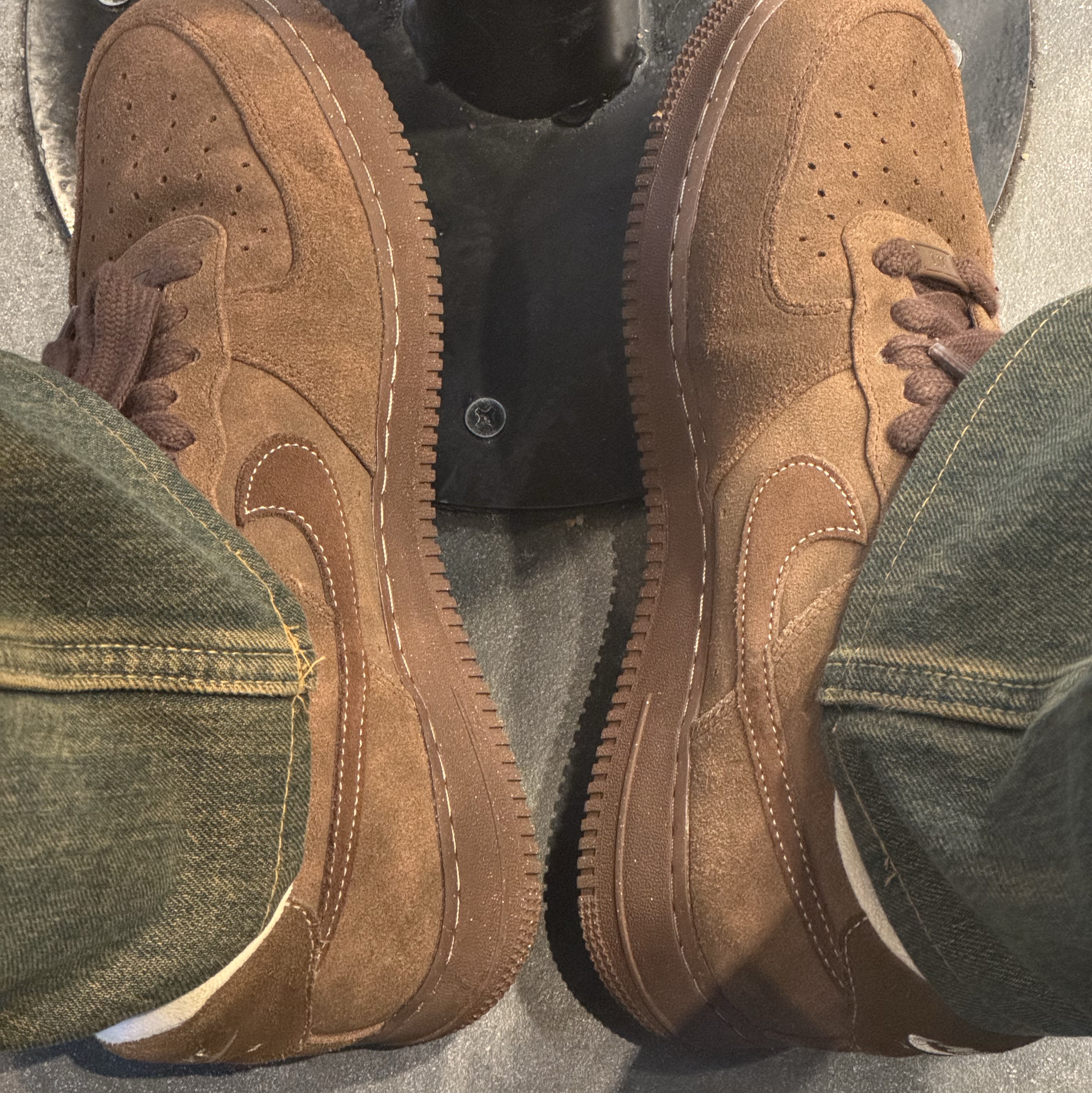 (W) Nike Air Force 1 '07 Cacao Wow 착용 스타일 - 3