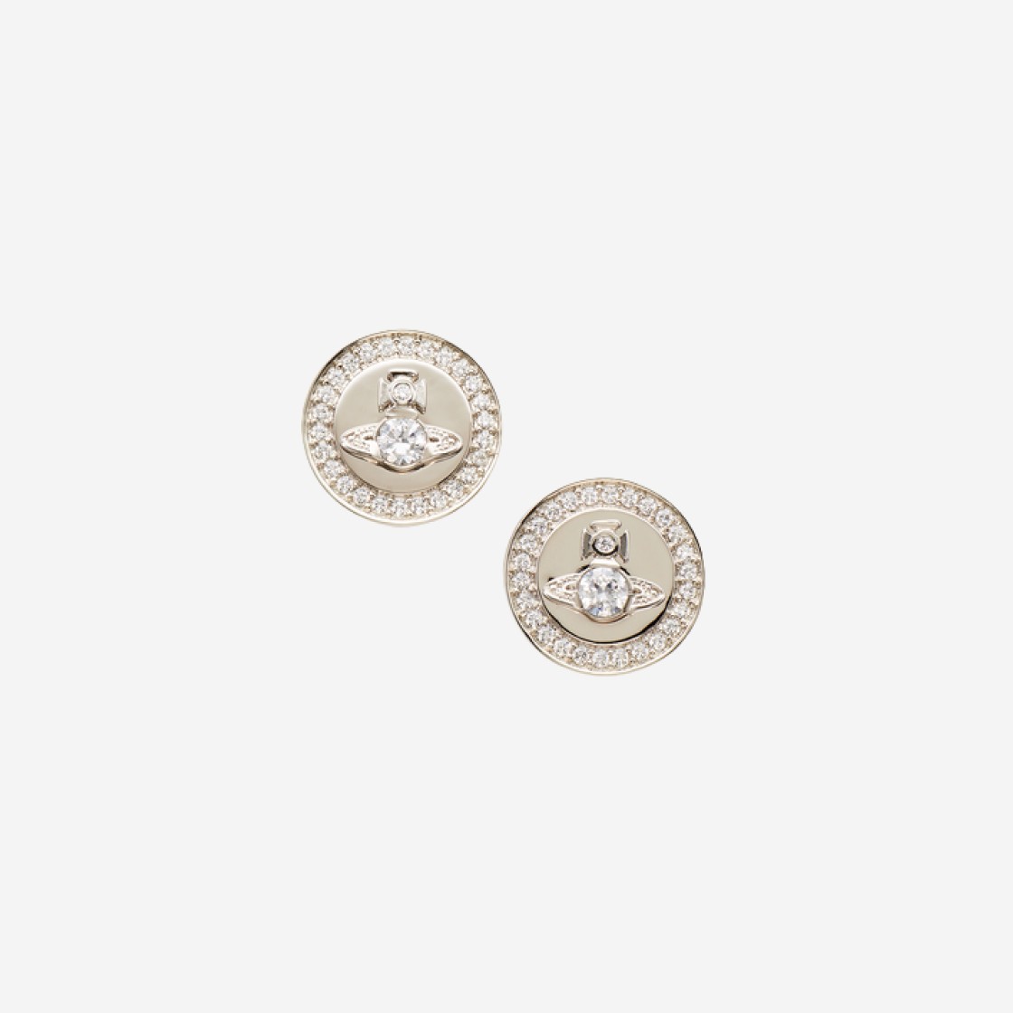 (W) Vivienne Westwood Cleo Earrings Silver 상세 이미지 1