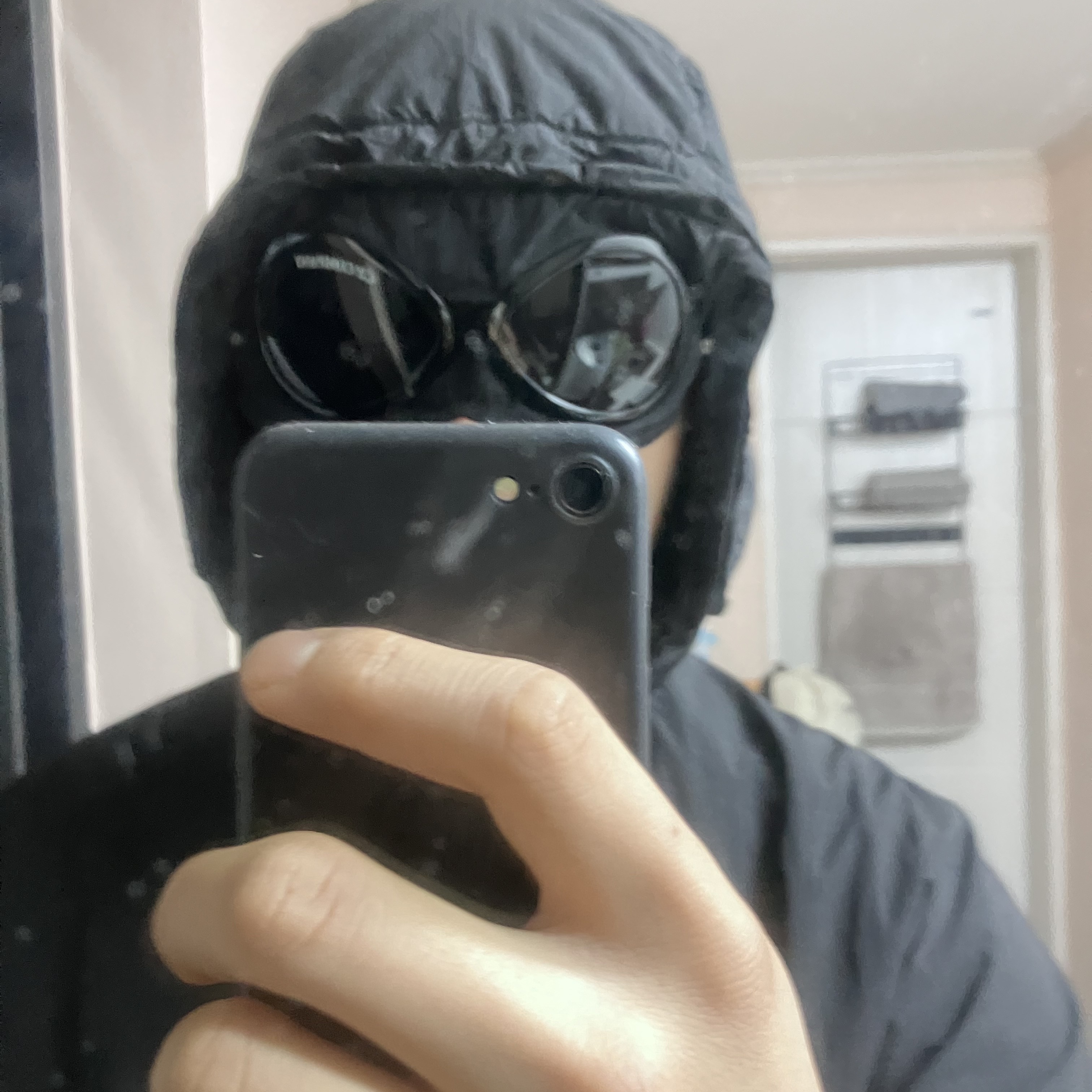 C.P. Company G.D.P. Goggle Jacket Black - 23FW 착용 스타일 - 2