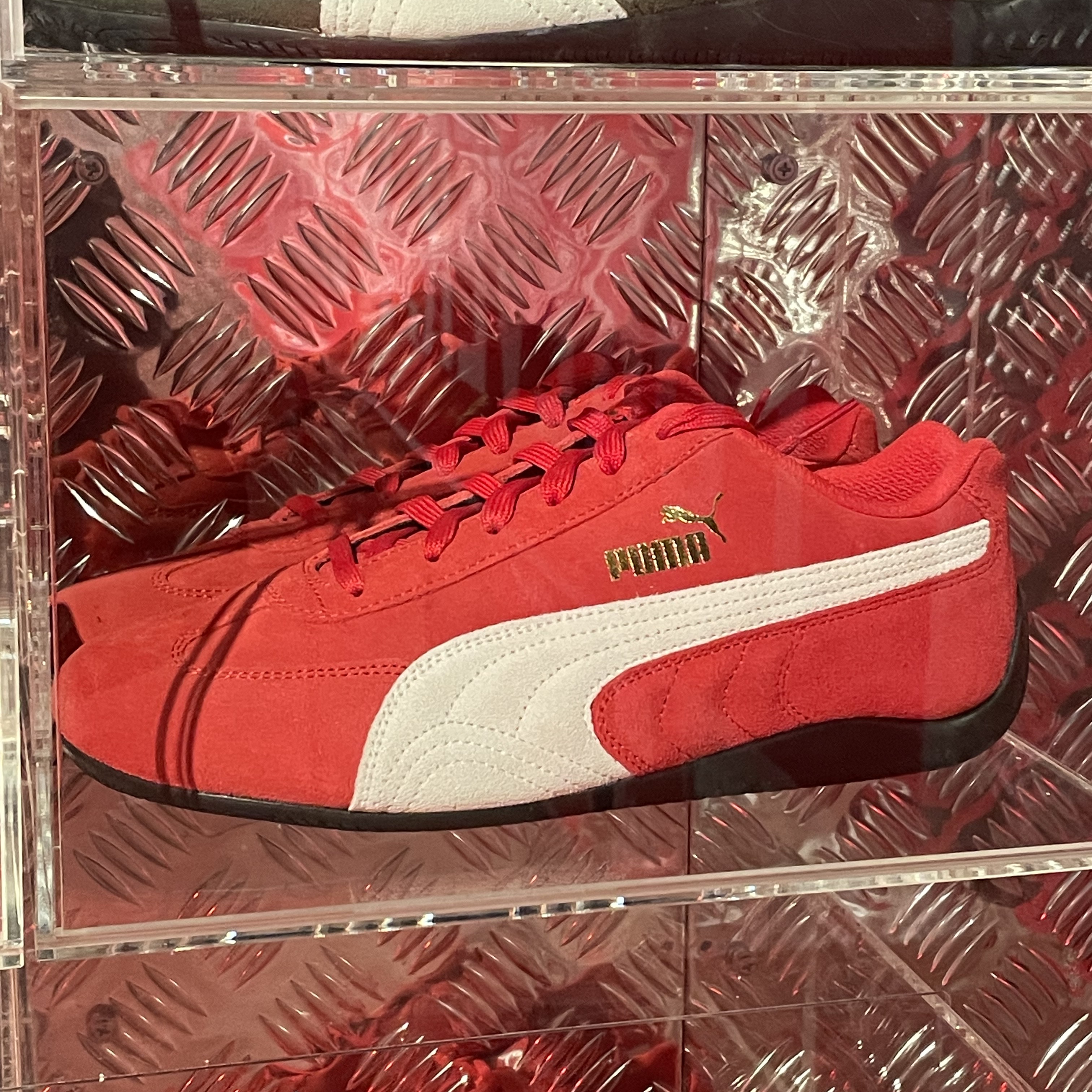 Puma Speedcat OG Sparco Ribbon Red White 착용 스타일