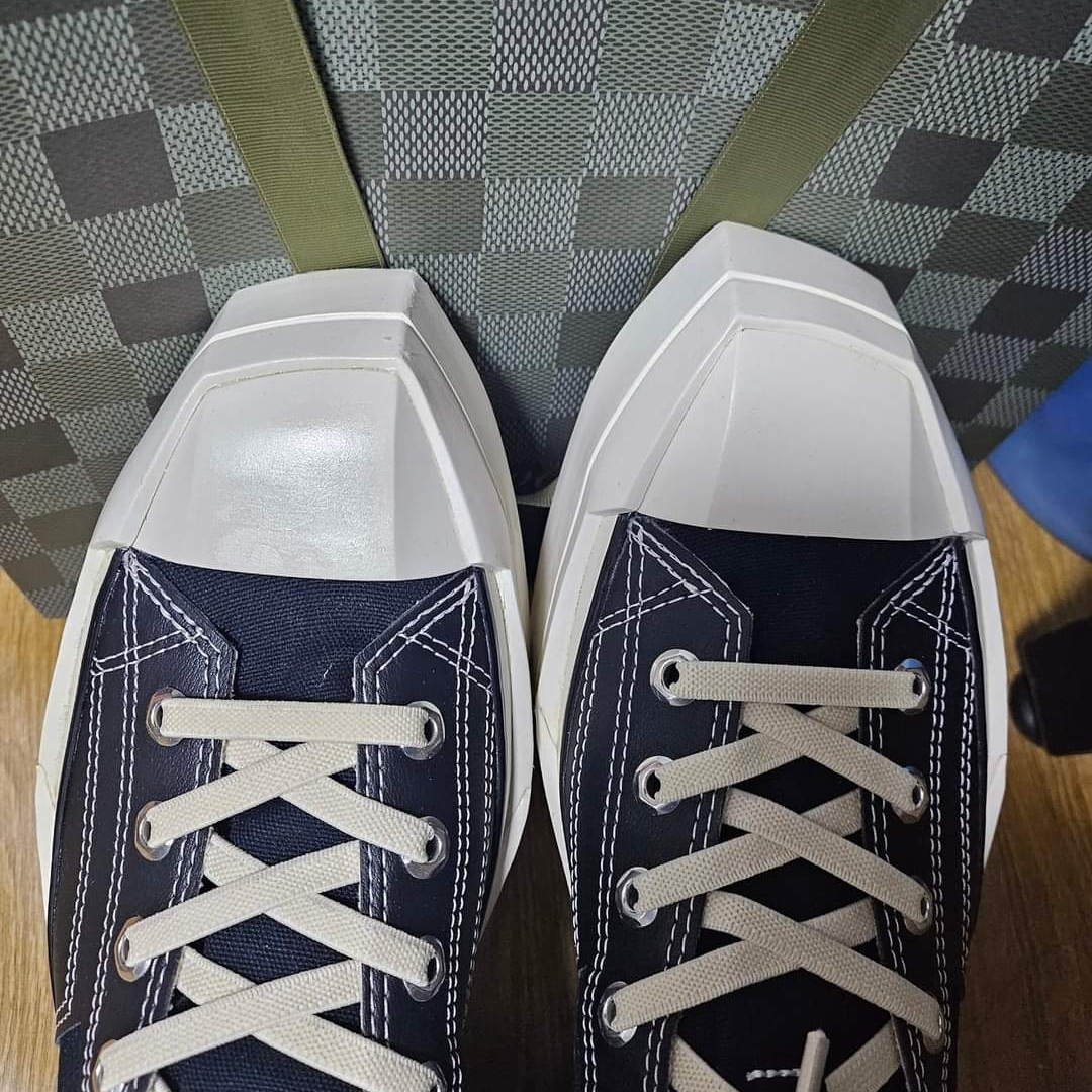 Converse Chuck 70 De Luxe Squared Black 착용 스타일 - 1