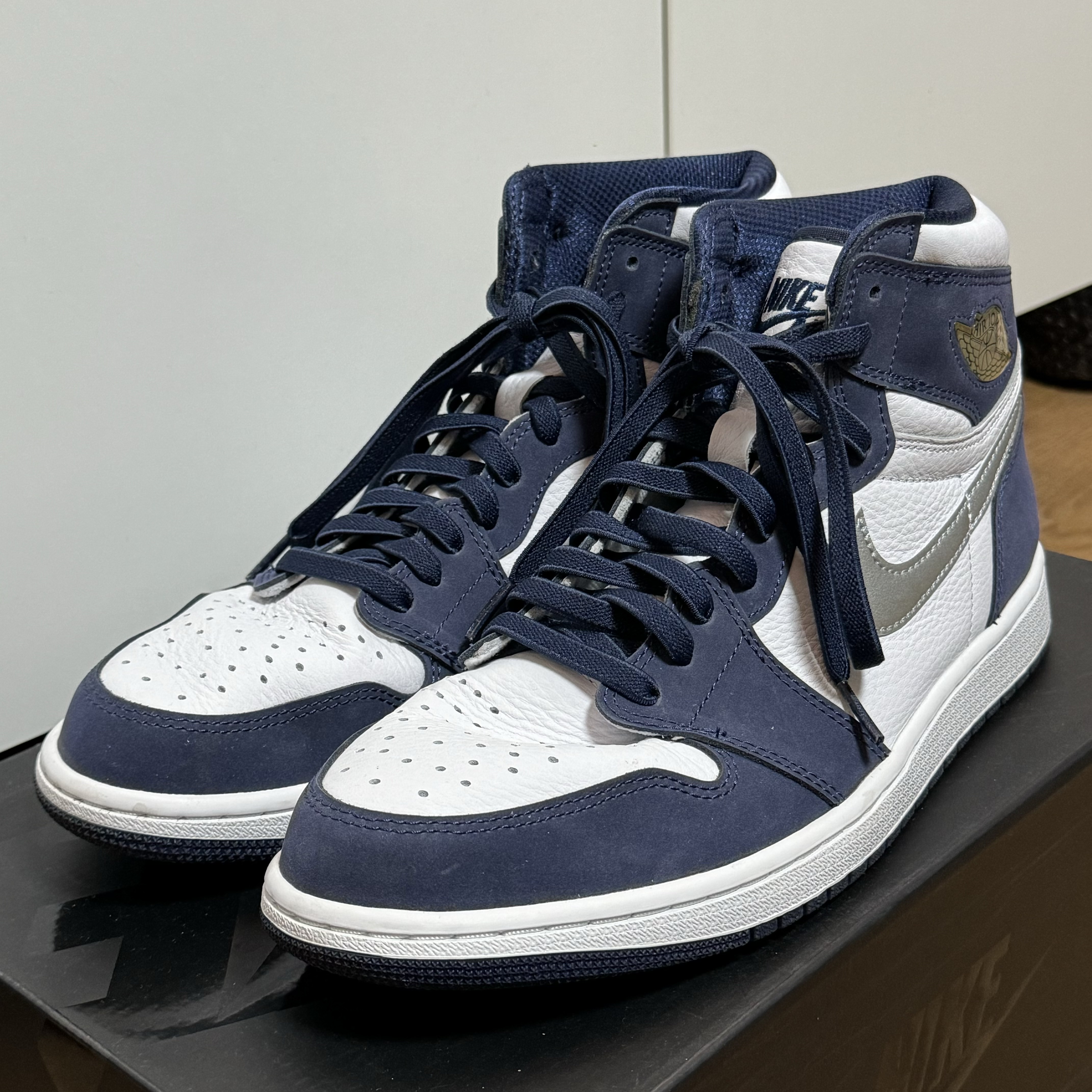 Jordan 1 Retro High OG CO.JP Midnight Navy 착용 스타일