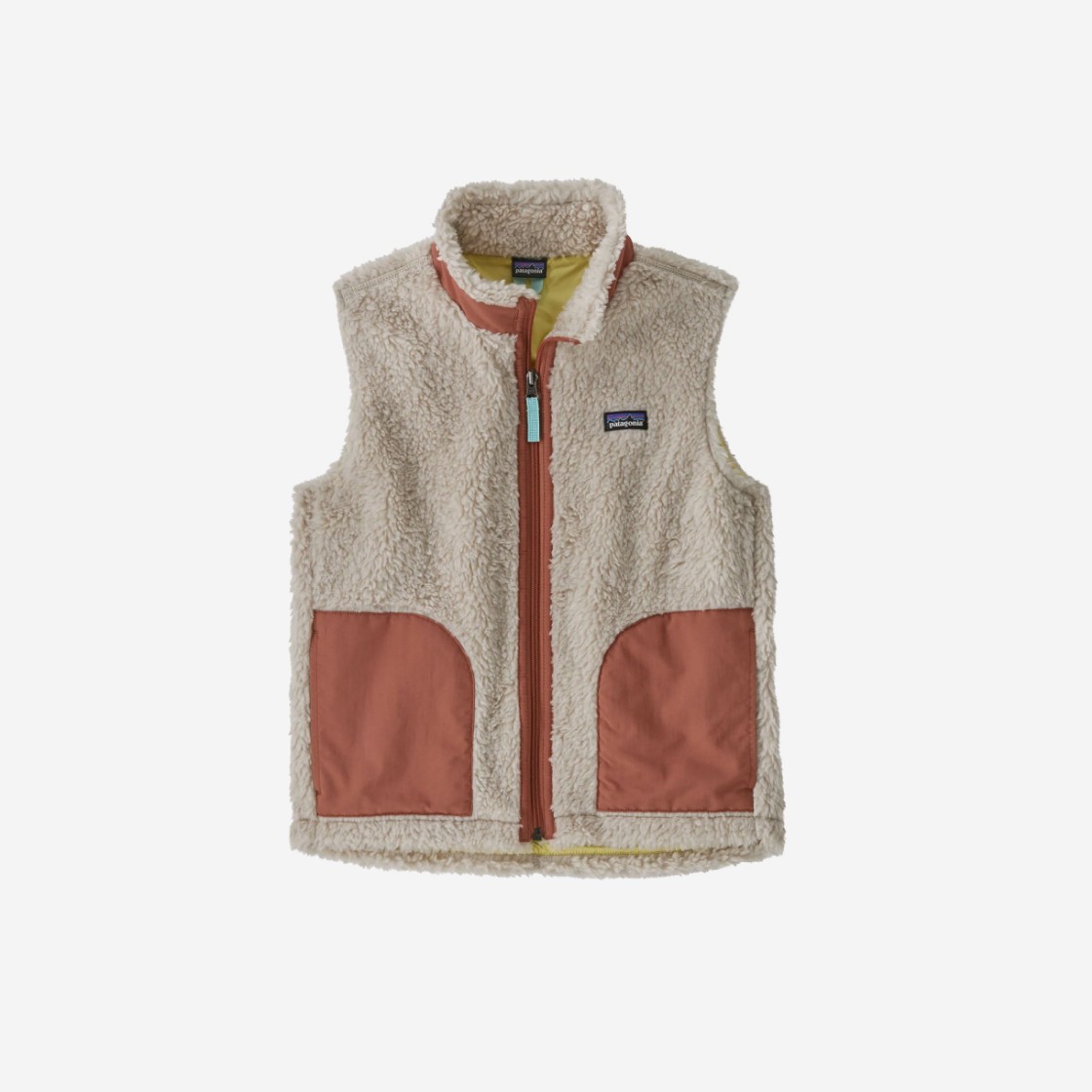 (Kids) Patagonia Retro-X Fleece Vest Natural Burl Red 상세 이미지 1