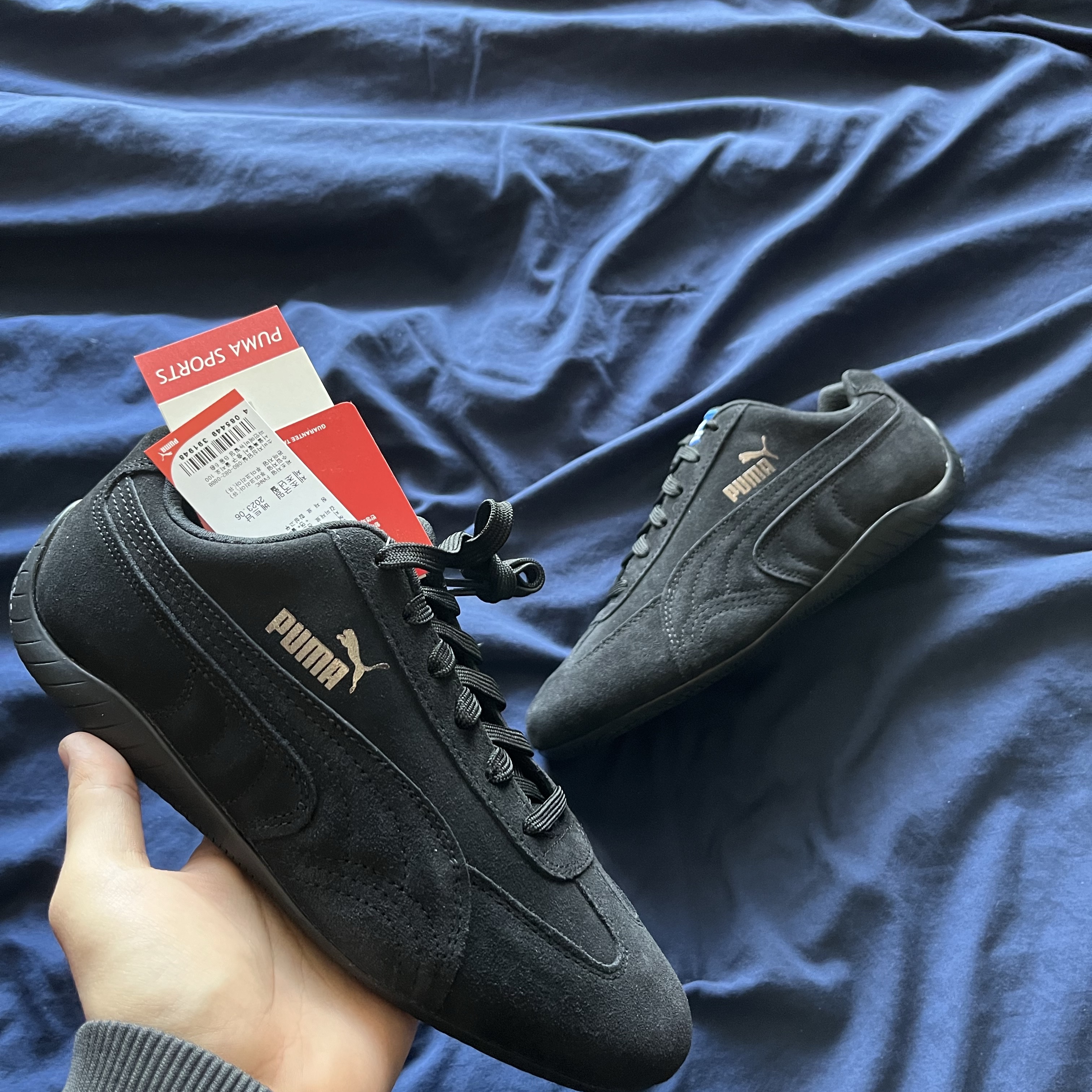 Puma Speedcat OG Sparco Black 착용 스타일